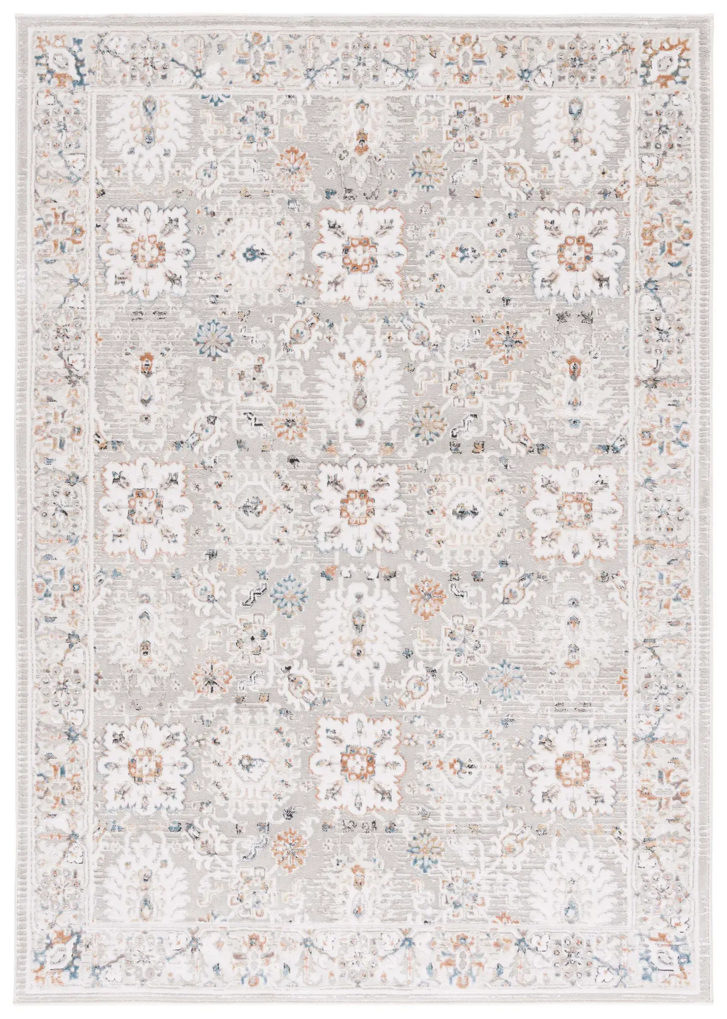 Rana Bordered Floral Rug
