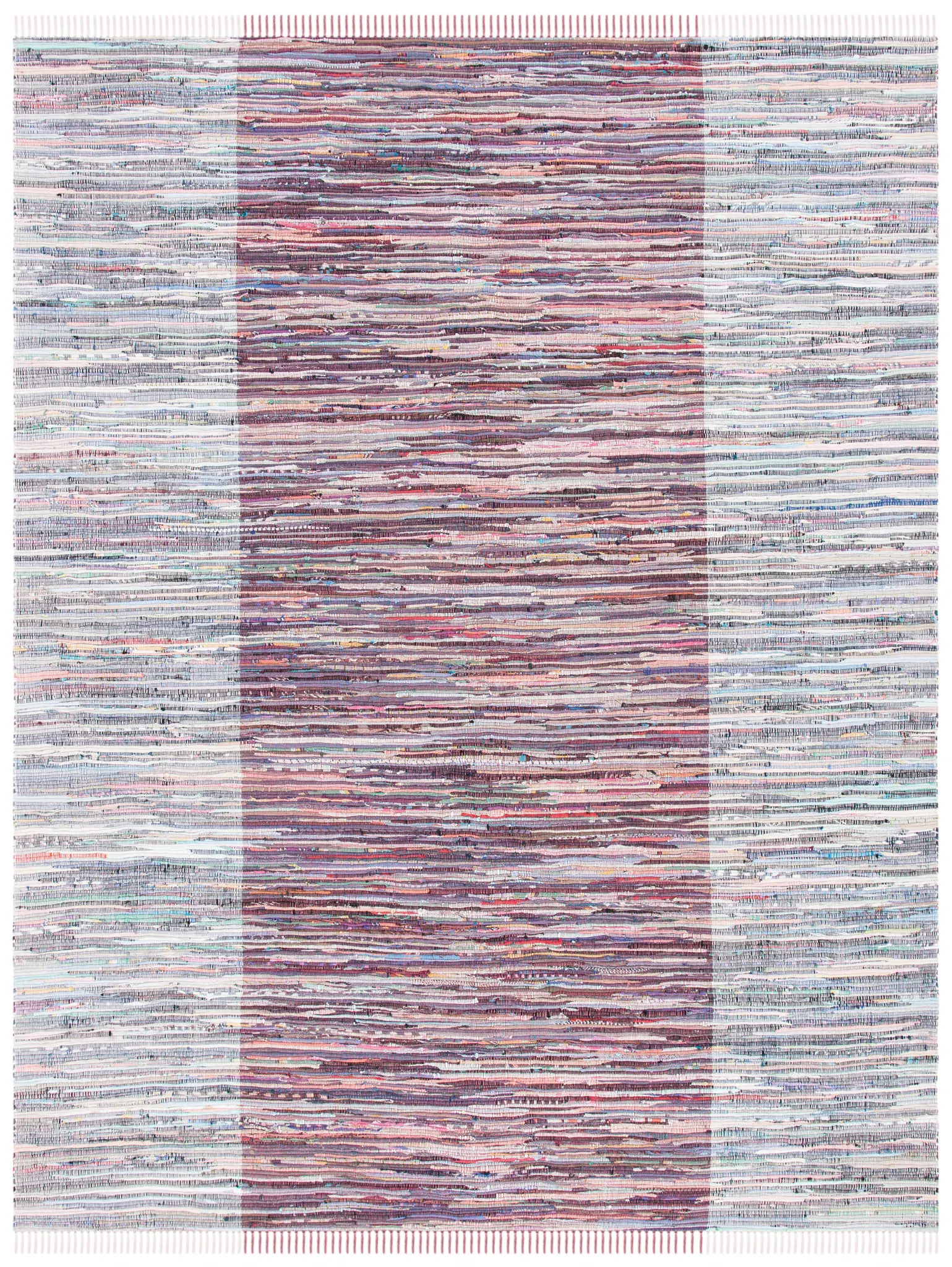 Rag Rug Striped Flatweave Cotton Rug