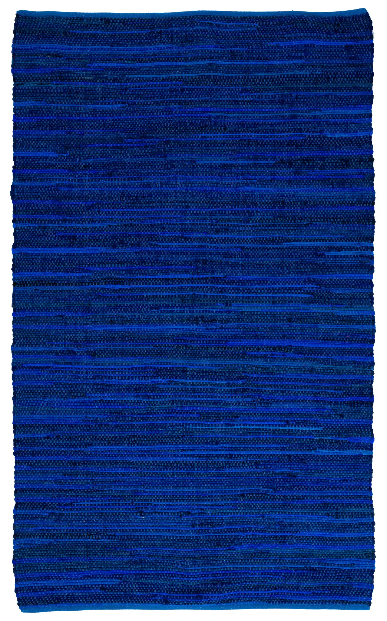Rag Rug Striped Hand-Woven Cotton Rug
