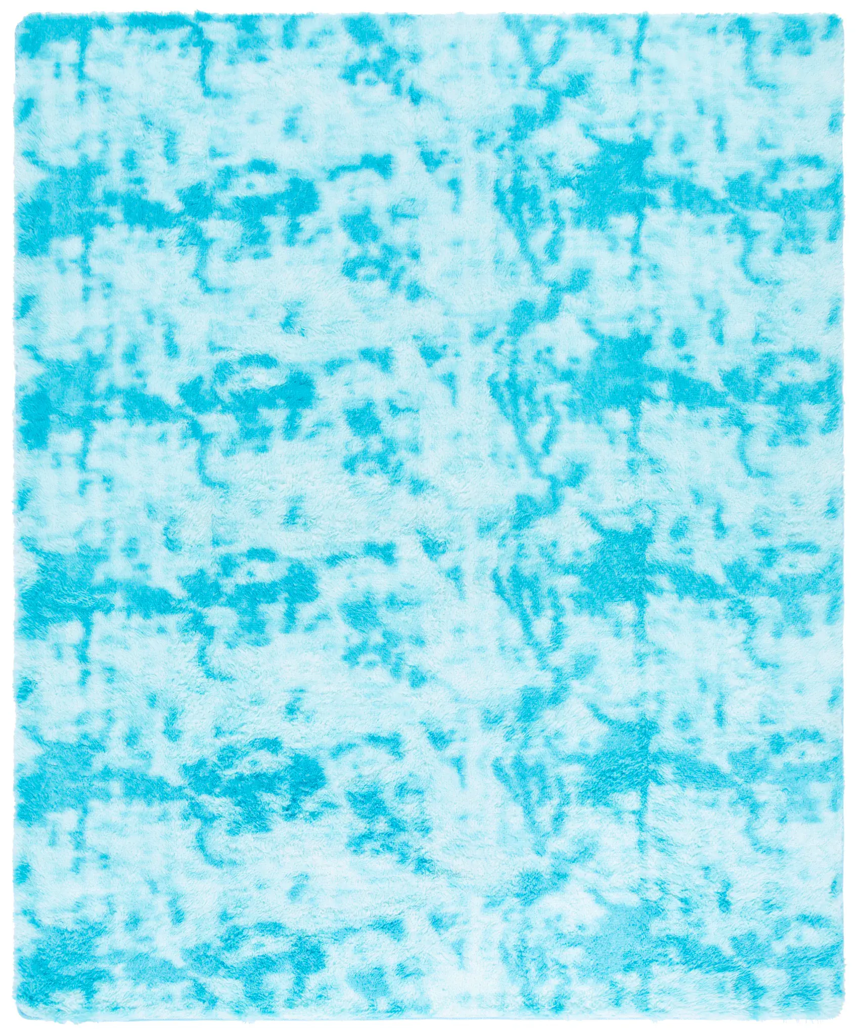 Rainbow Mottled Shag Rug