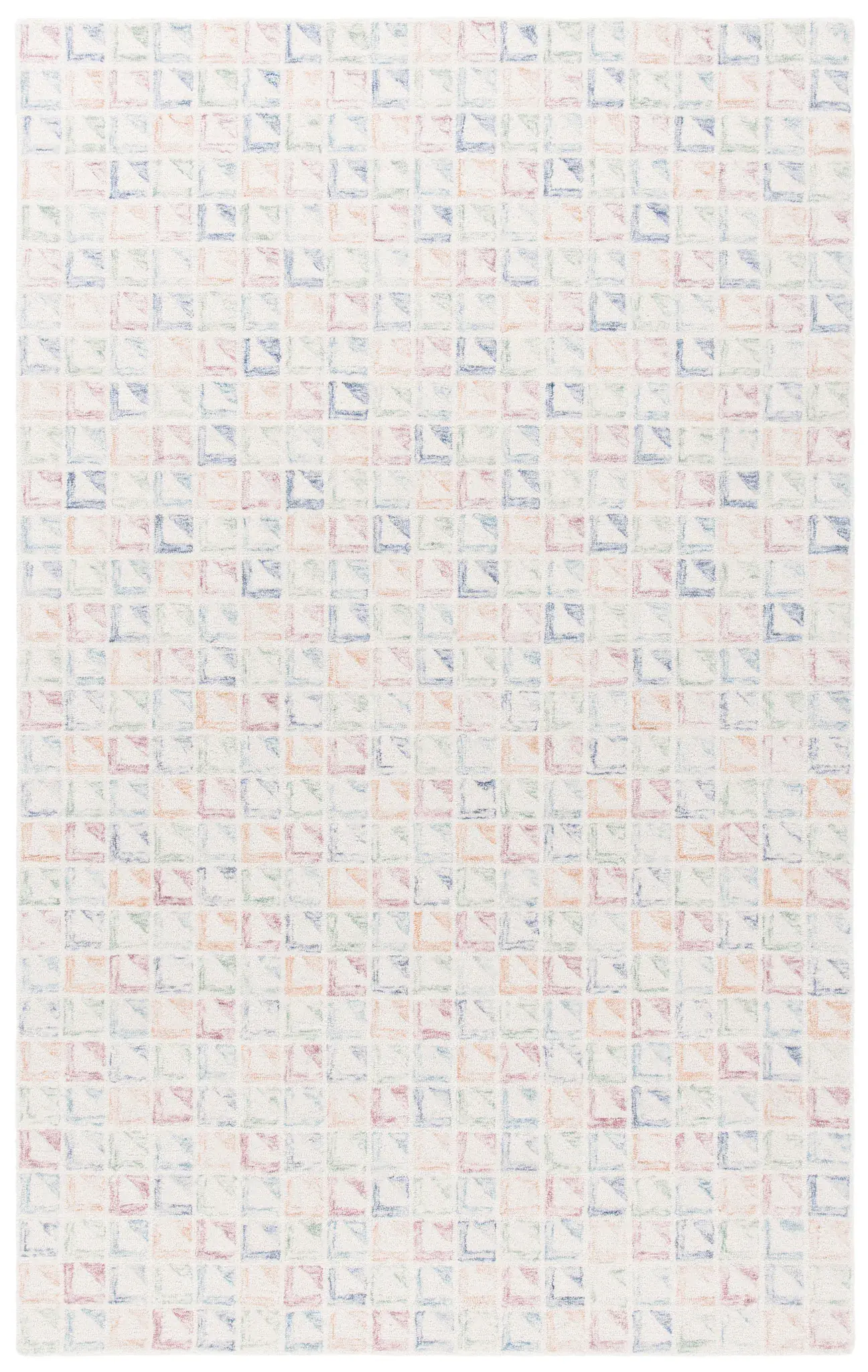 Rodeo Drive Sketch Grid Hand-Tufted Wool Rug