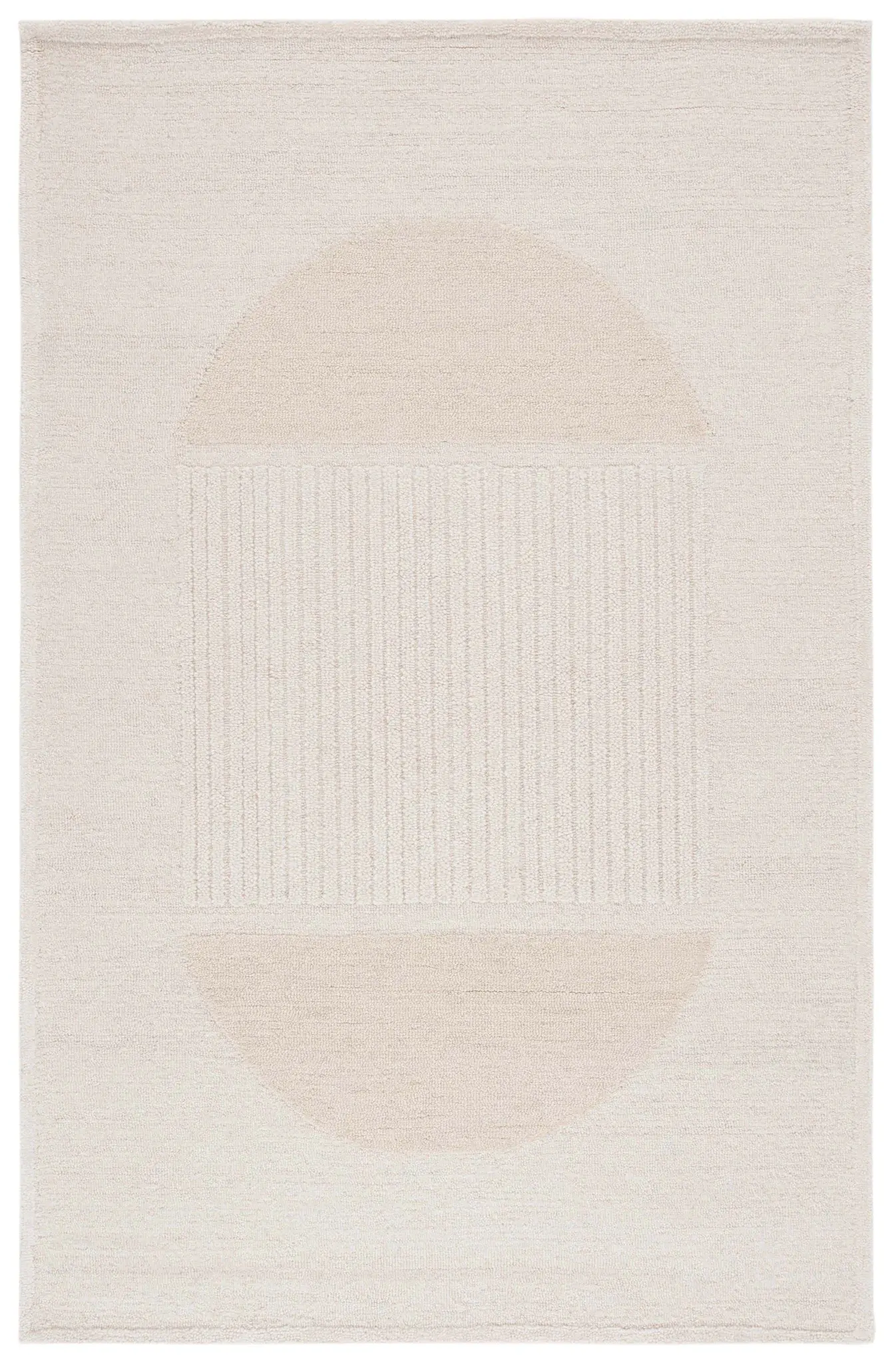 Rodeo Drive Stripe And Crescent Hand-Tufted Wool Rug