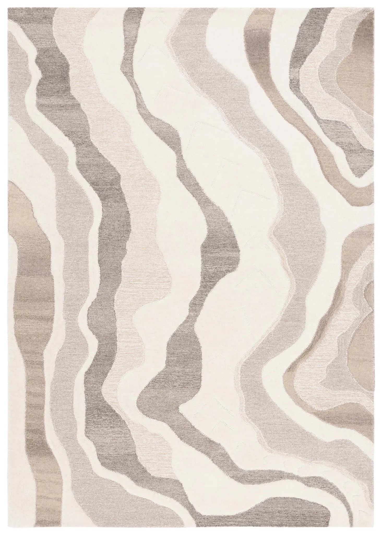 Rodeo Drive Wave Hand-Tufted Wool Rug
