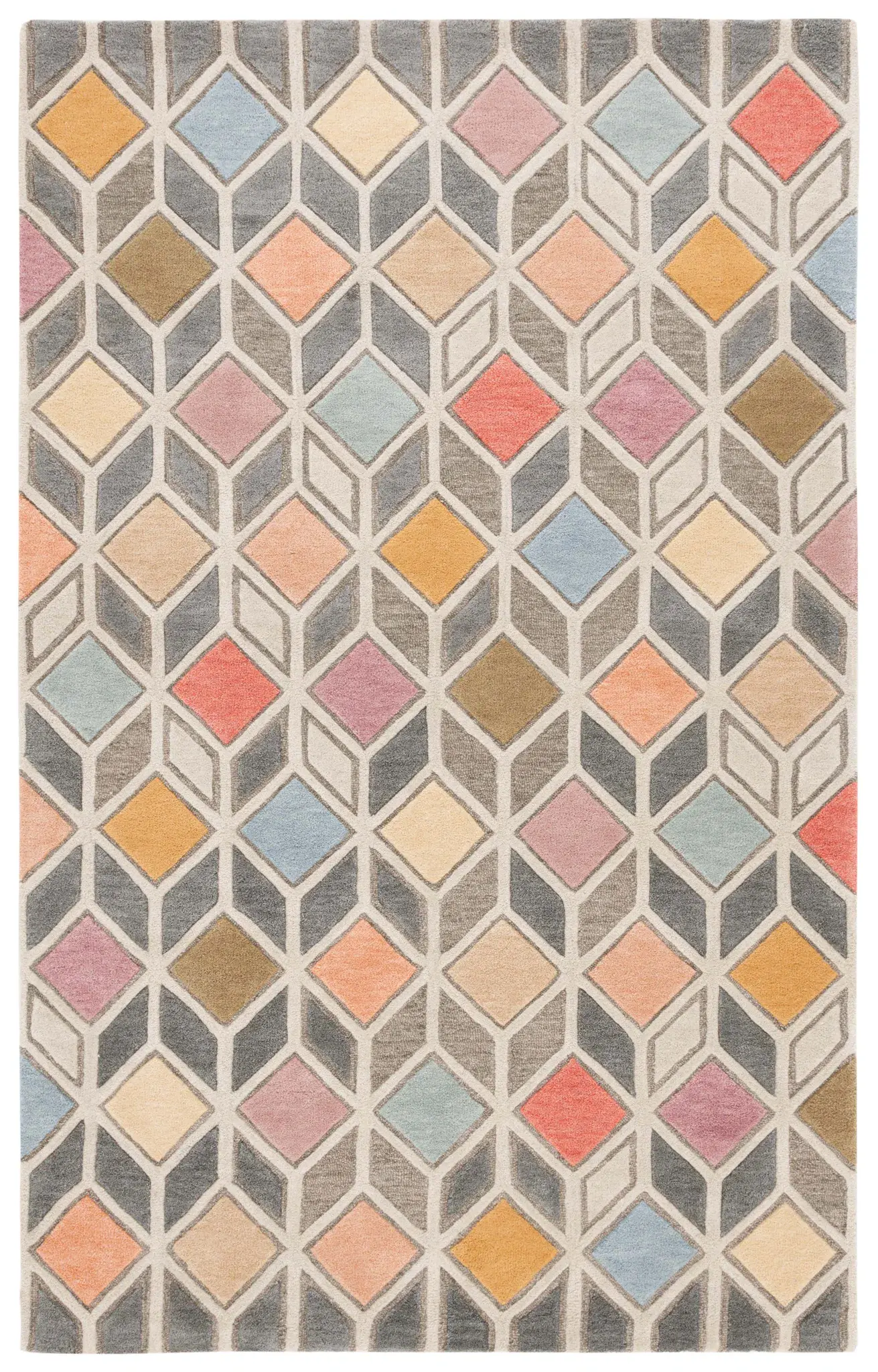 Rodeo Drive Diamond Trellis Hand-Tufted Wool Rug