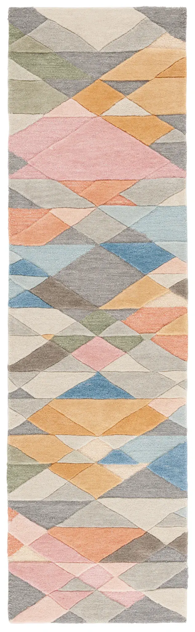Rodeo Drive Geometric Diamond Hand-Tufted Wool Rug