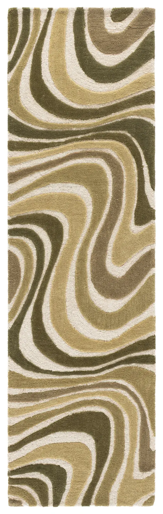 Rodeo Drive Modern Swirl Hand-Tufted Wool Rug
