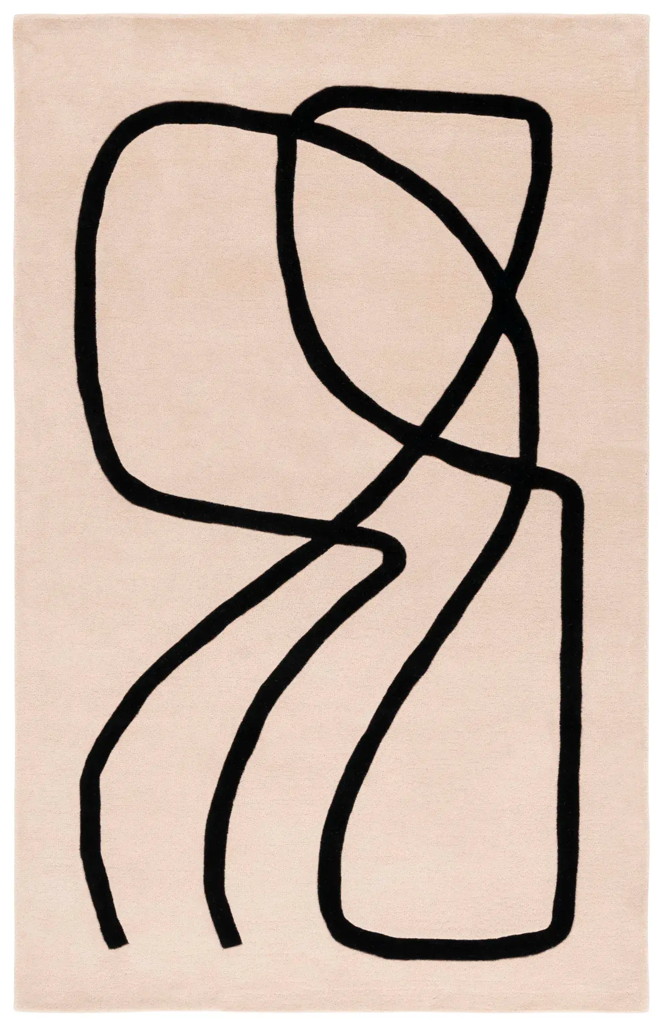 Rodeo Drive Abstract Loop Hand-Tufted Wool Rug