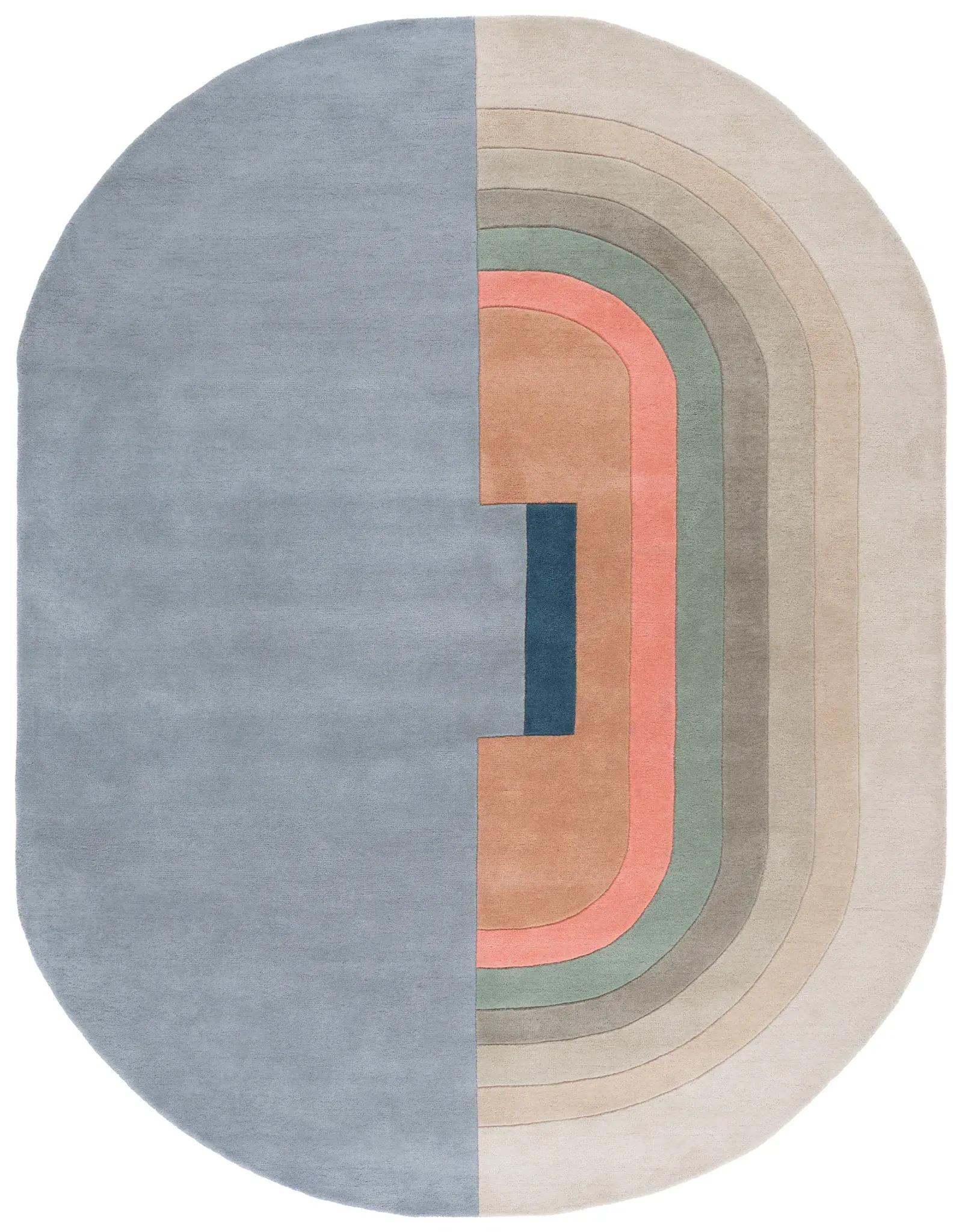 Rodeo Drive Concentric Arch Hand-Tufted Wool Rug