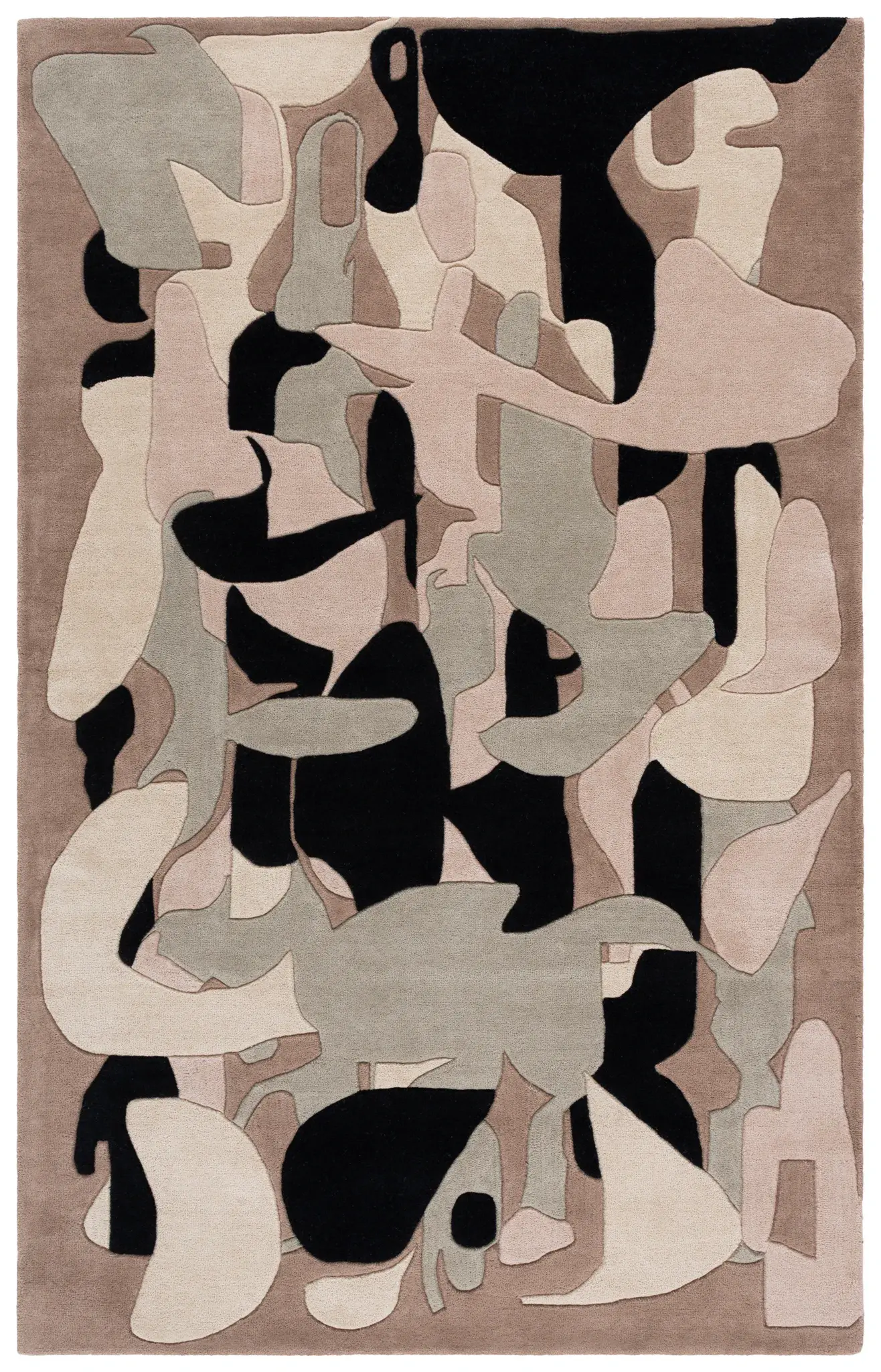Rodeo Drive Modern Abstract Hand-Tufted Wool Rug