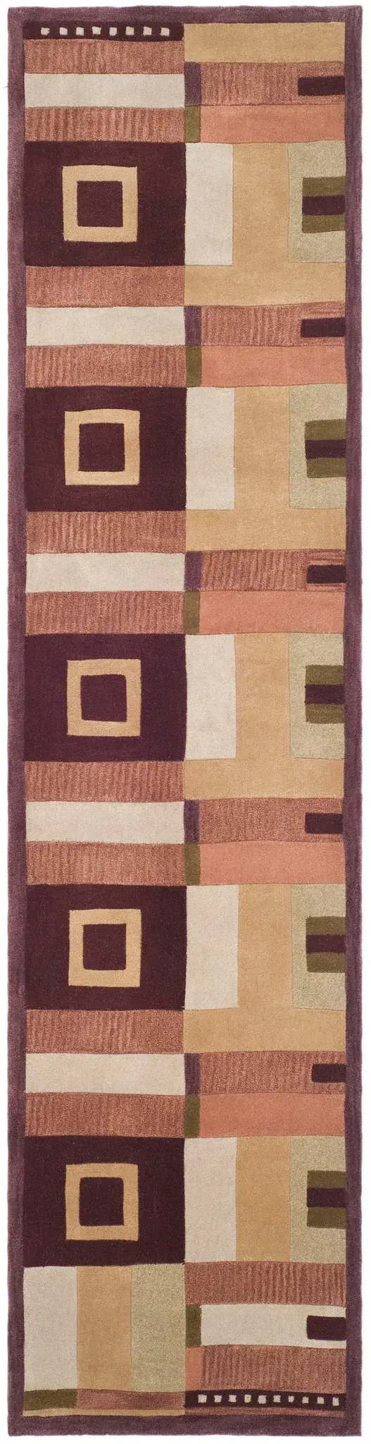 Rodeo Drive Asymmetric Block Hand-Tufted Wool Rug