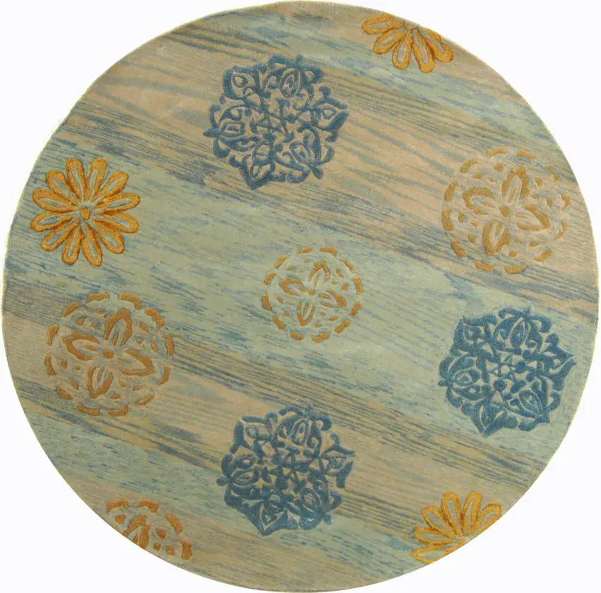 Rodeo Drive Starburst Medallion Hand-Tufted Wool Rug