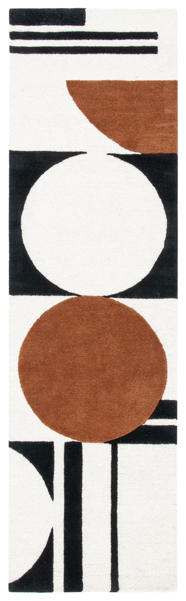 Rodeo Drive Bauhaus Geometric Hand-Tufted Wool Rug