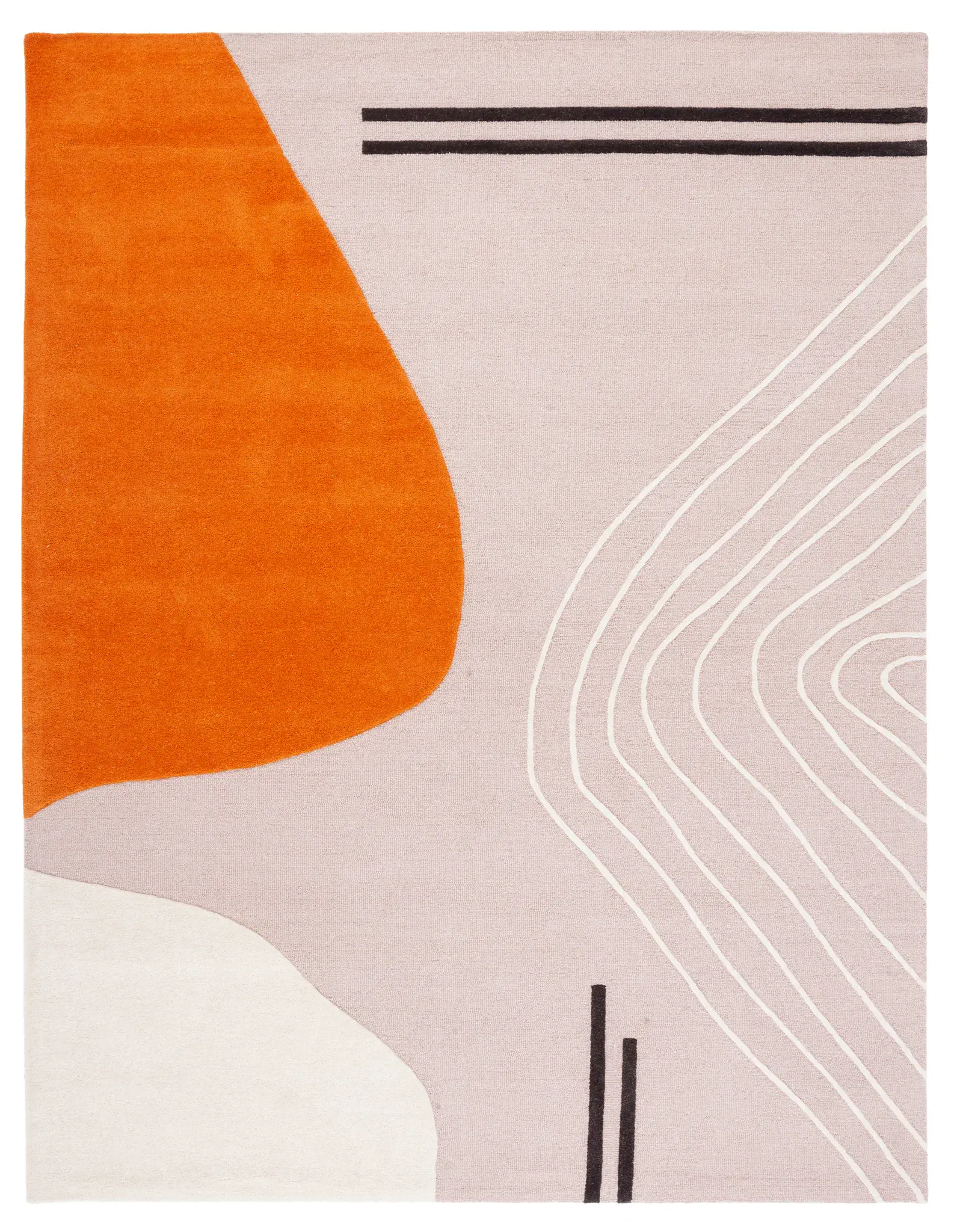 Rodeo Drive Abstract Shapes Hand-Tufted Wool Rug