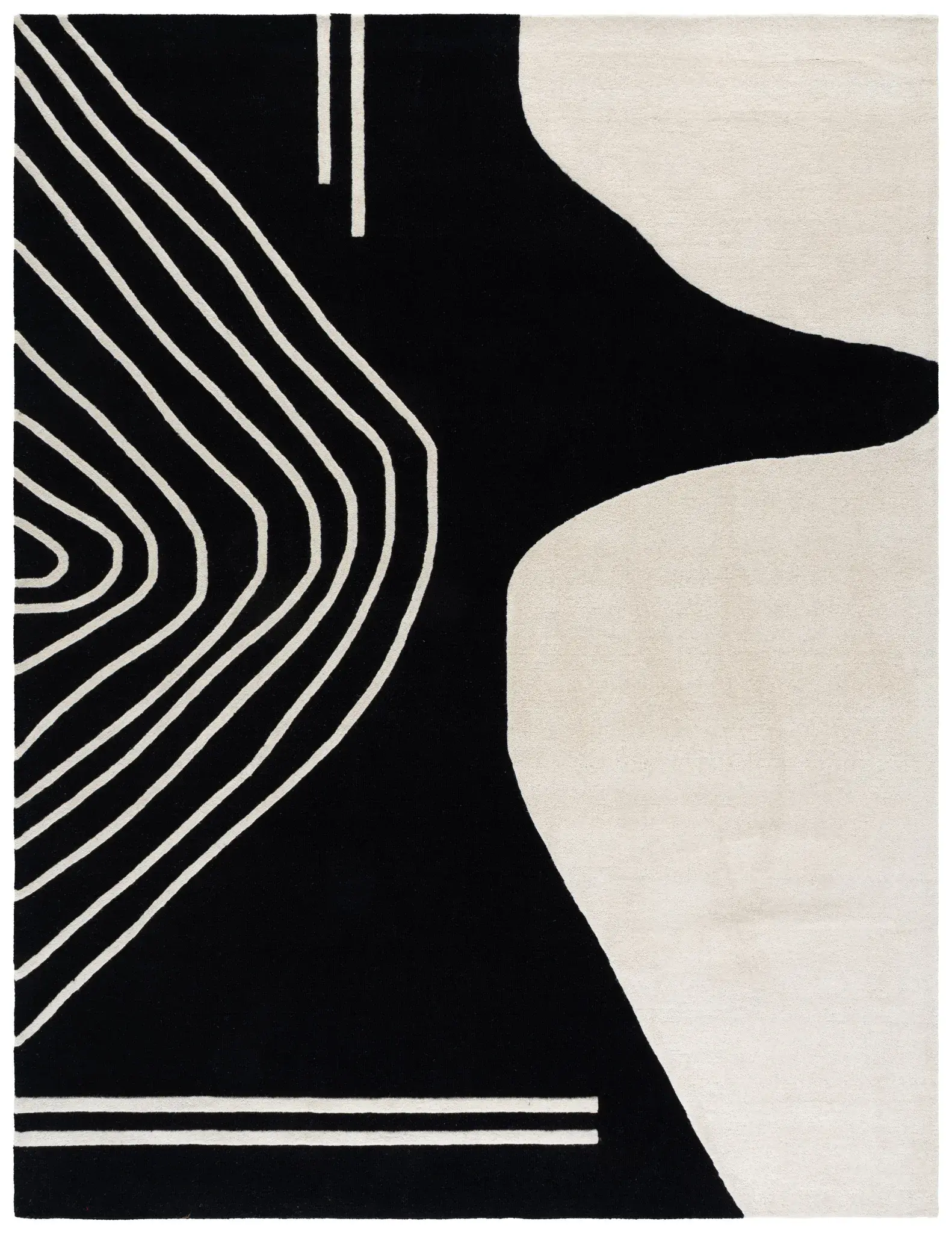 Rodeo Drive Abstract Shapes Hand-Tufted Wool Rug