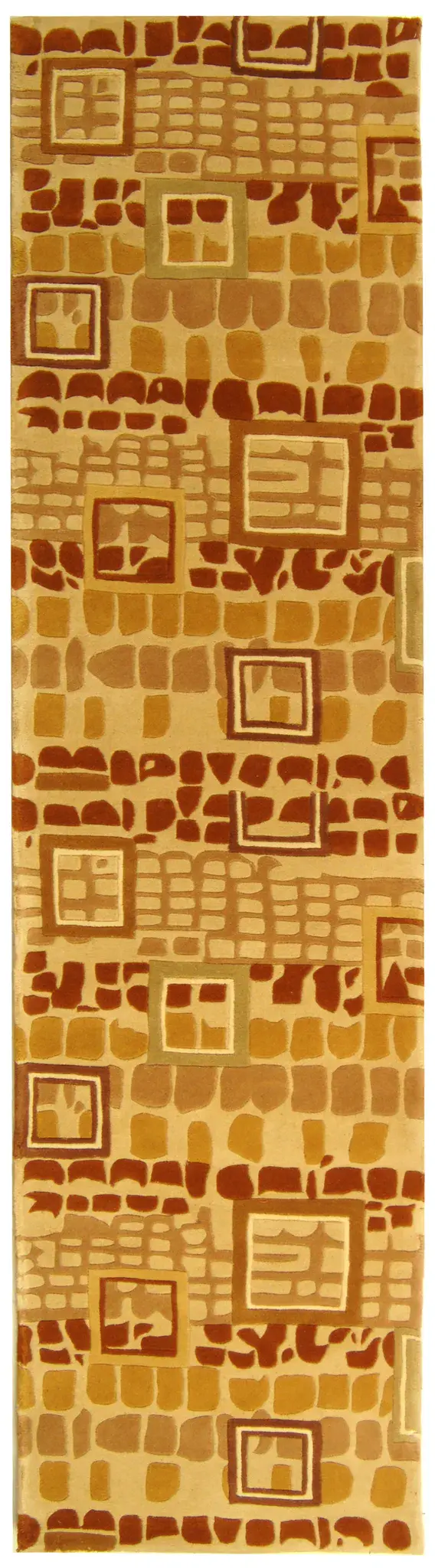 Rodeo Drive Mosaic Block Hand-Tufted Wool Rug