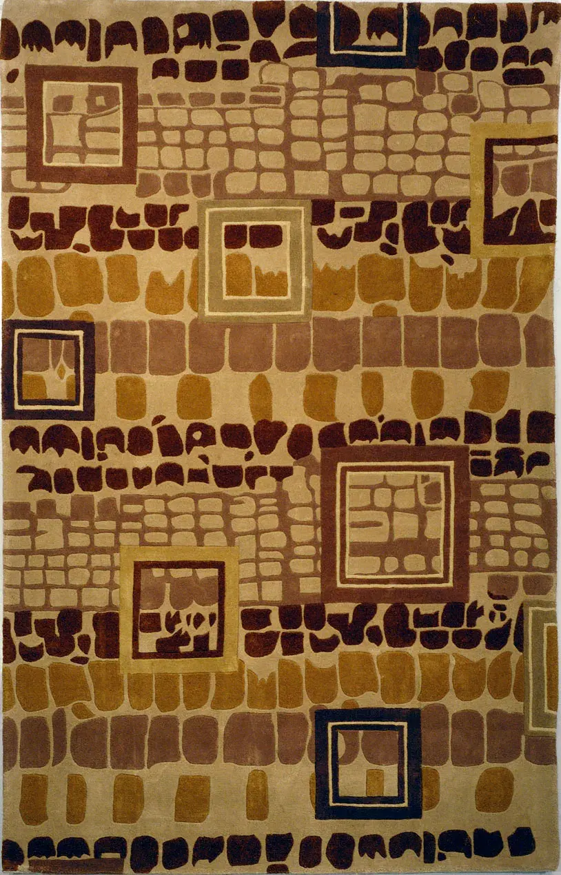 Rodeo Drive Mosaic Block Hand-Tufted Wool Rug