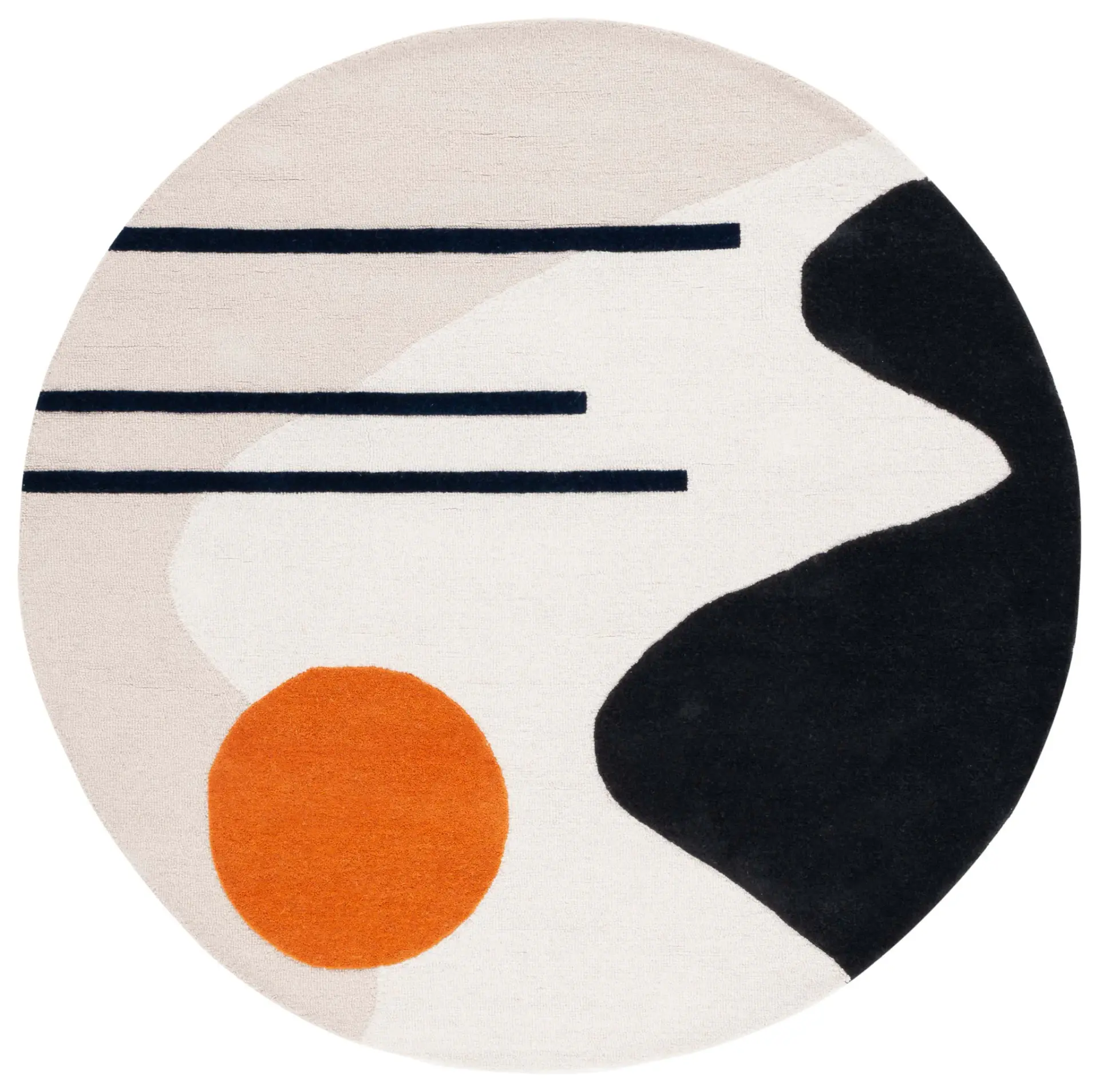 Rodeo Drive Abstract Landscape Hand-Tufted Wool Rug