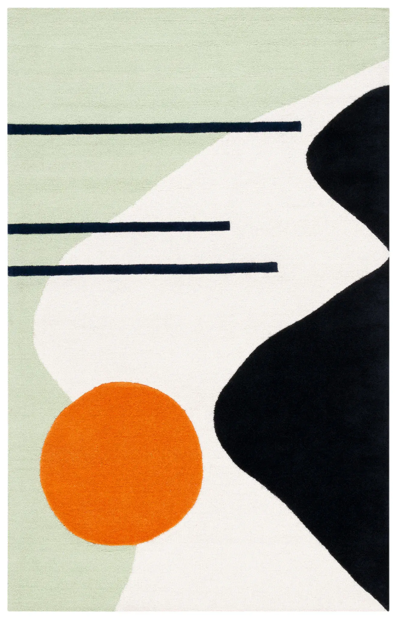 Rodeo Drive Abstract Landscape Hand-Tufted Wool Rug