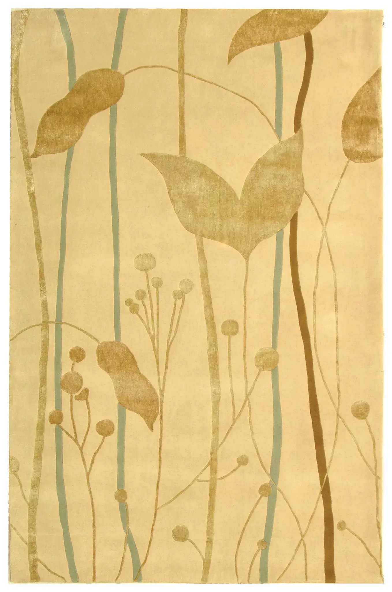 Rodeo Drive Botanical Stem Hand-Tufted Wool Rug