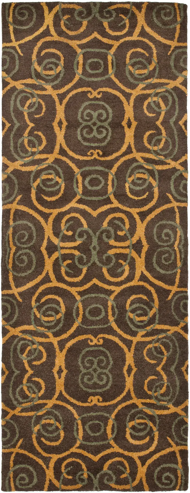 Rodeo Drive Swirling Scroll Hand-Tufted Rug