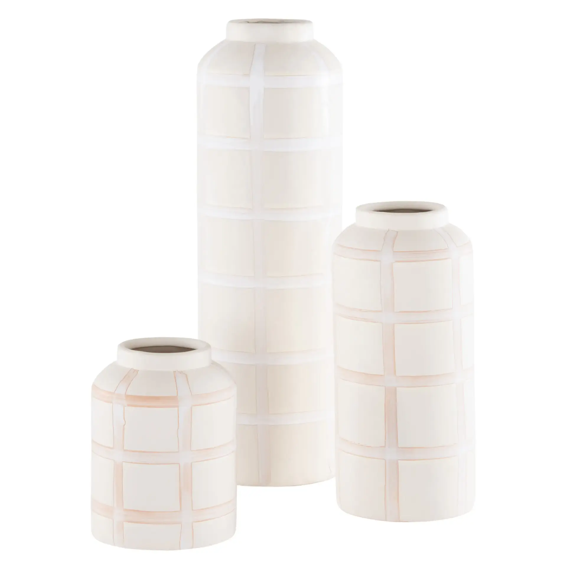 Luette Ceramic Vase (Set Of 3)