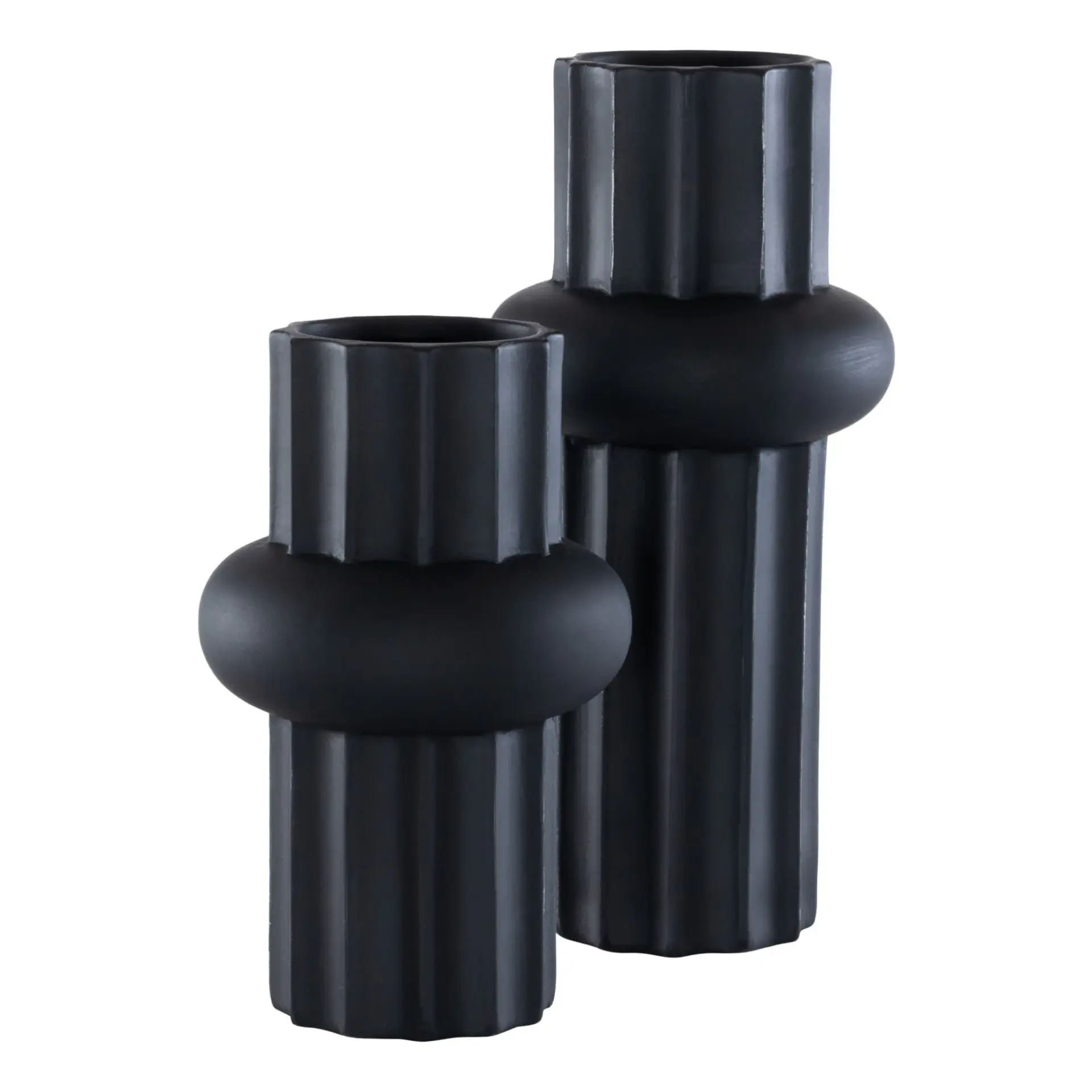 Croix Ceramic Vase (Set Of 2)