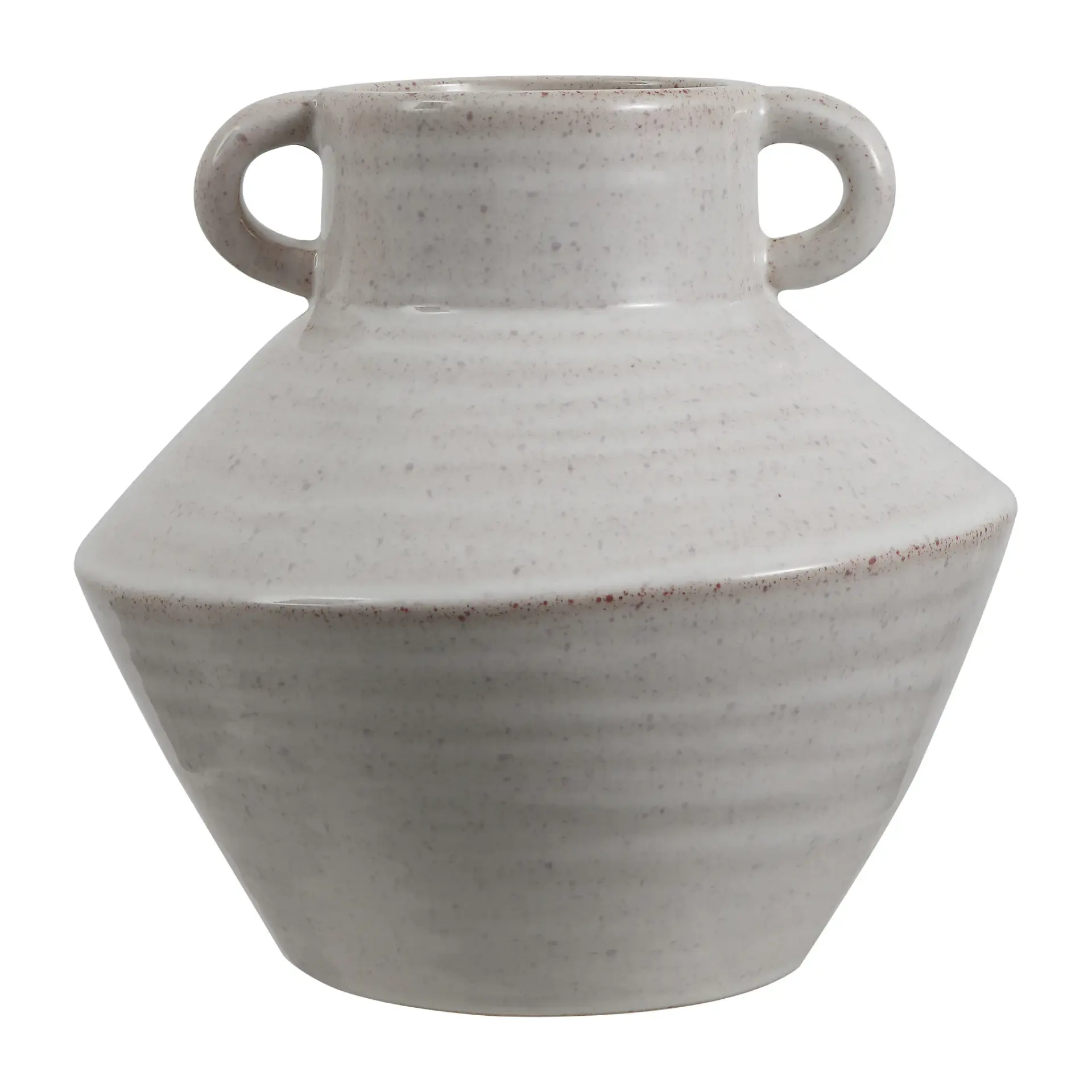 Lina 9-Inch Ceramic Vase With Handles