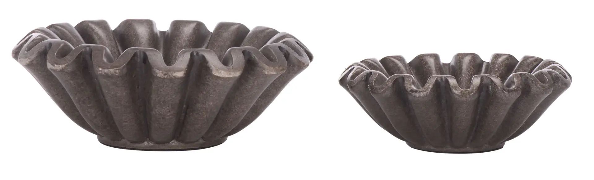 Soho Ruffle Decor Bowl (Set Of 2)