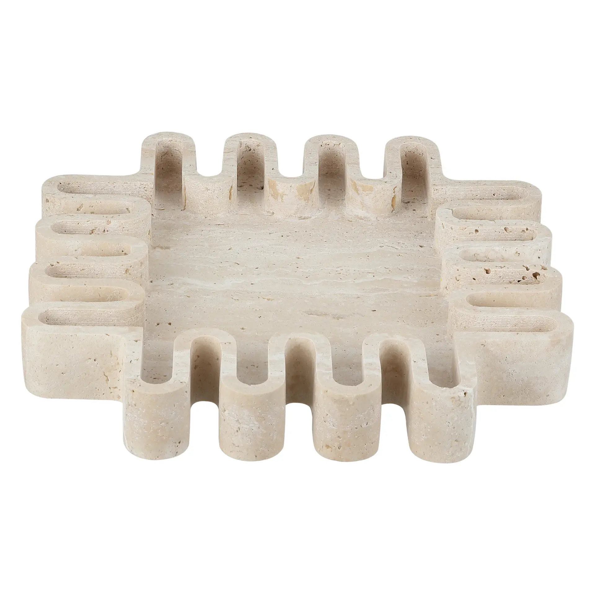 Mia Travertine Large Tray