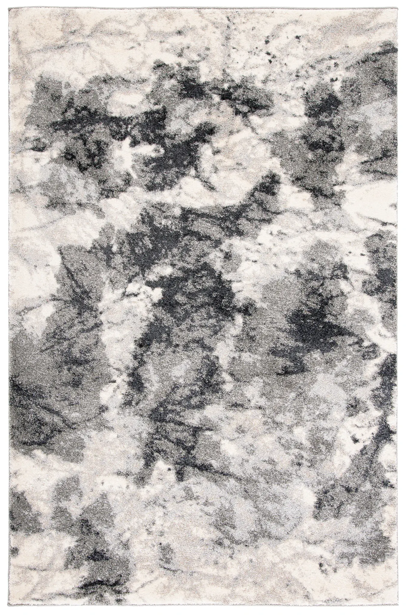 Retro Modern Splatter Abstract Rug