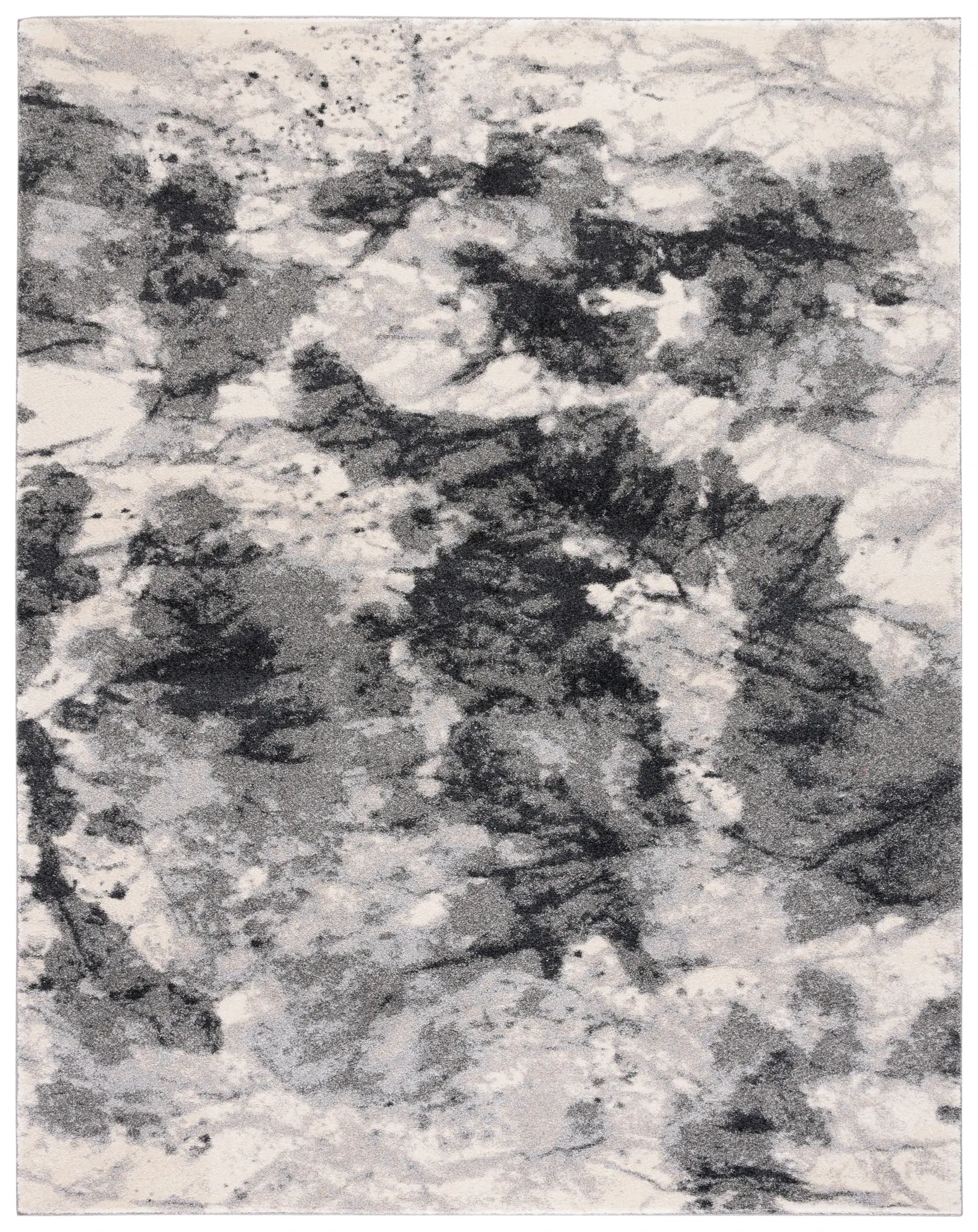 Retro Modern Splatter Abstract Rug