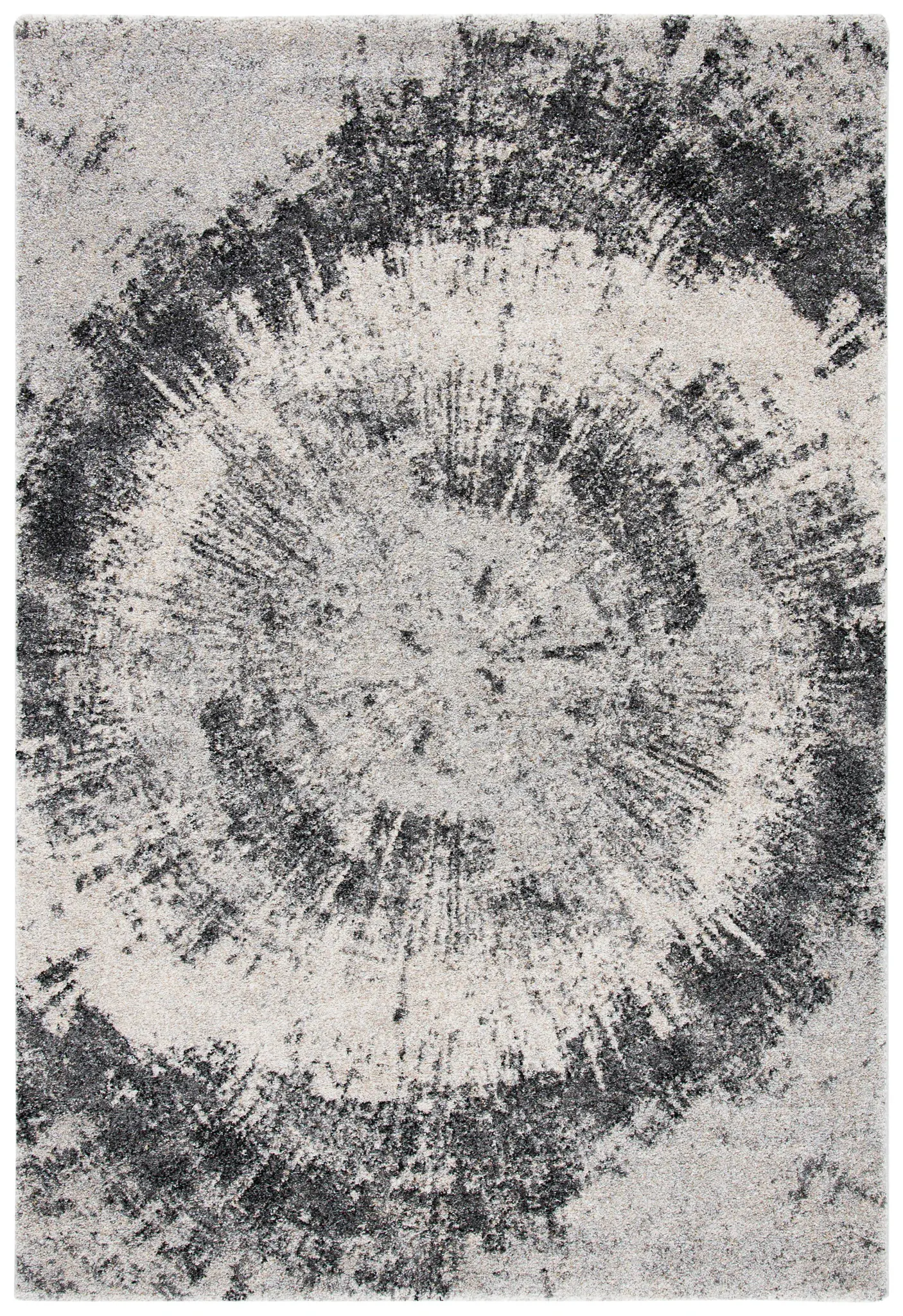 Retro Radial Burst Rug