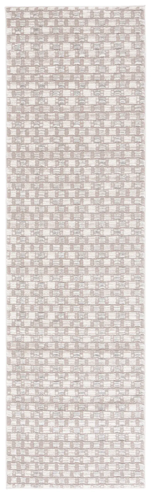 Revive Textured Grid Rug