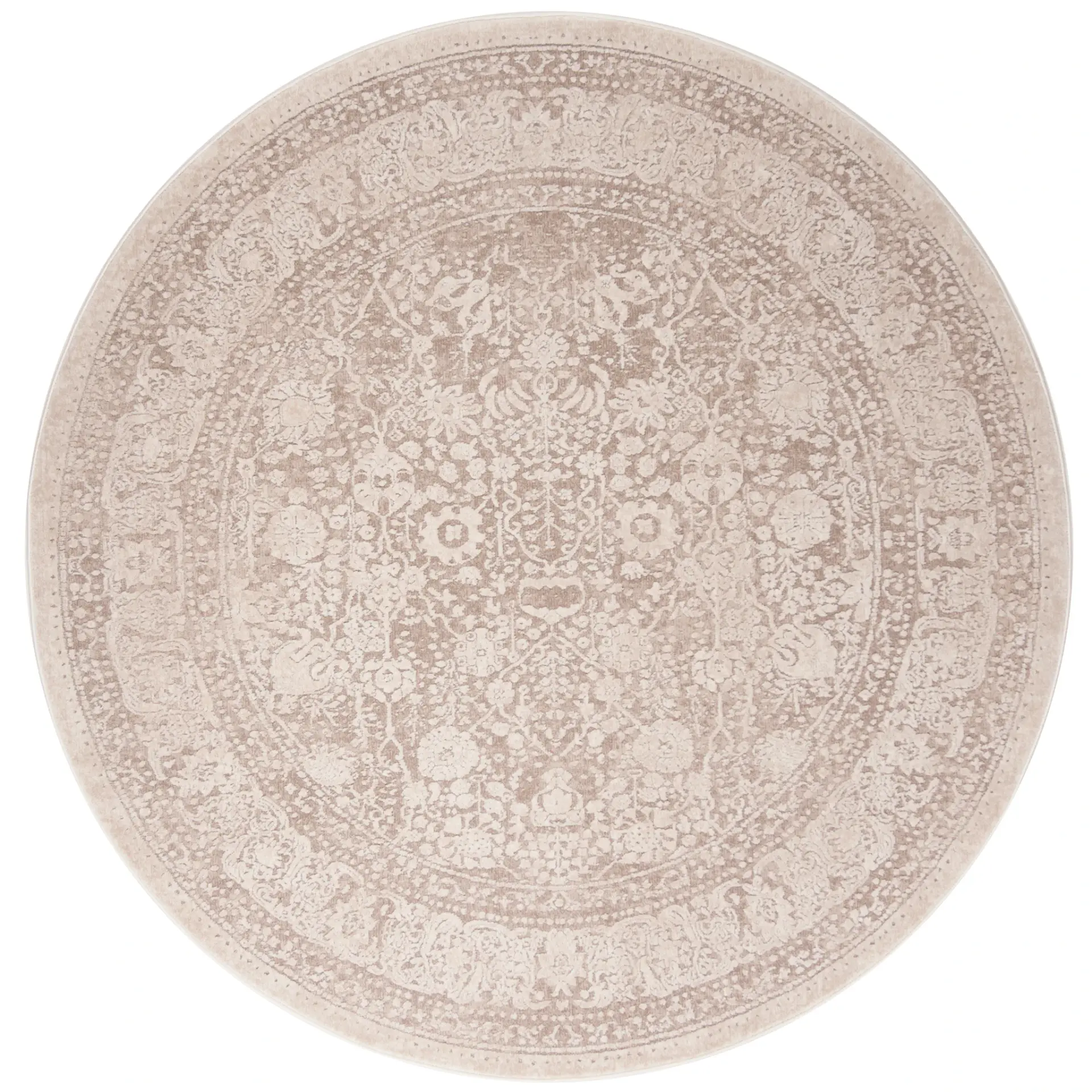 Reflection Faded Floral Allover Rug