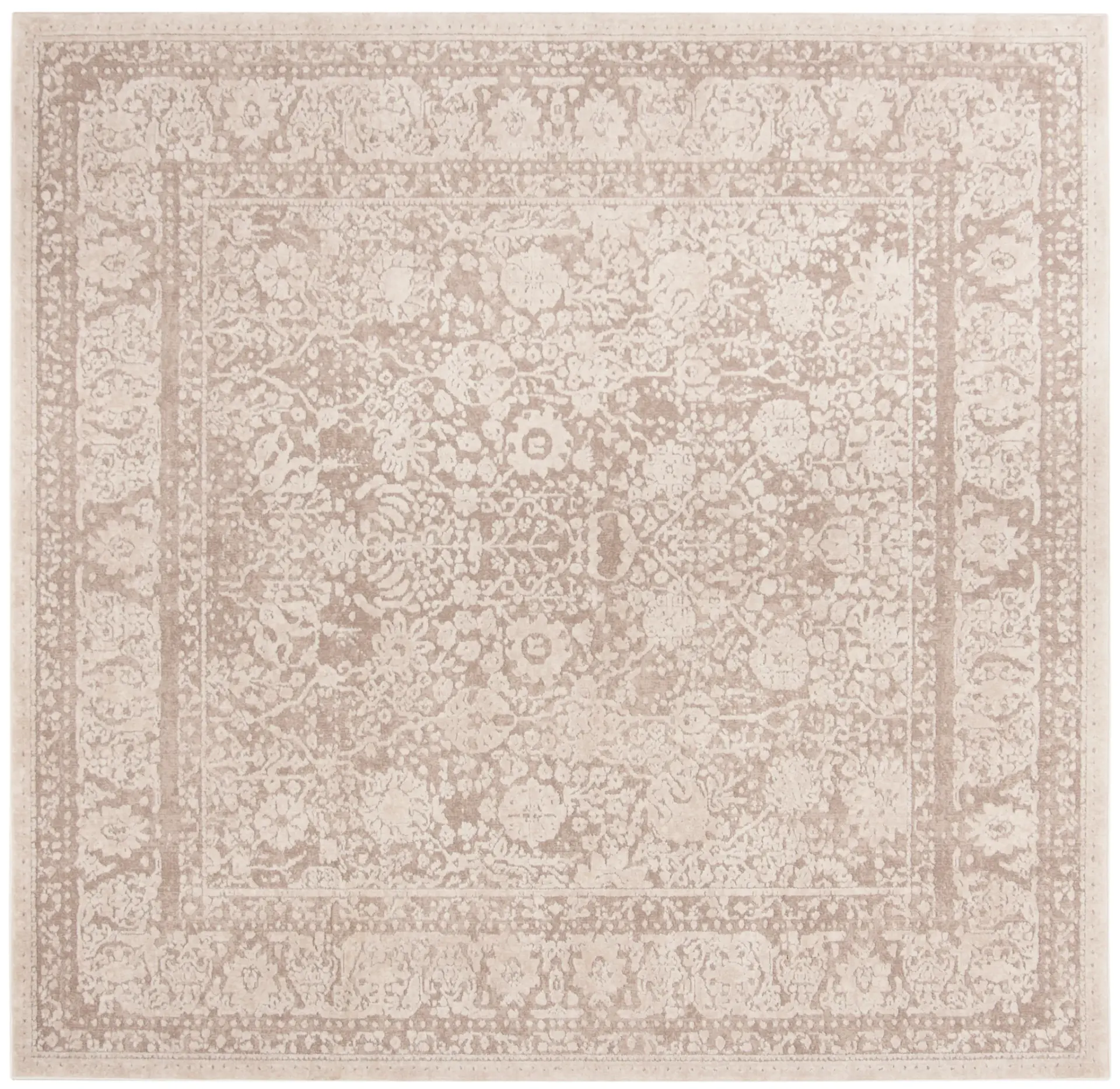 Reflection Faded Floral Allover Rug