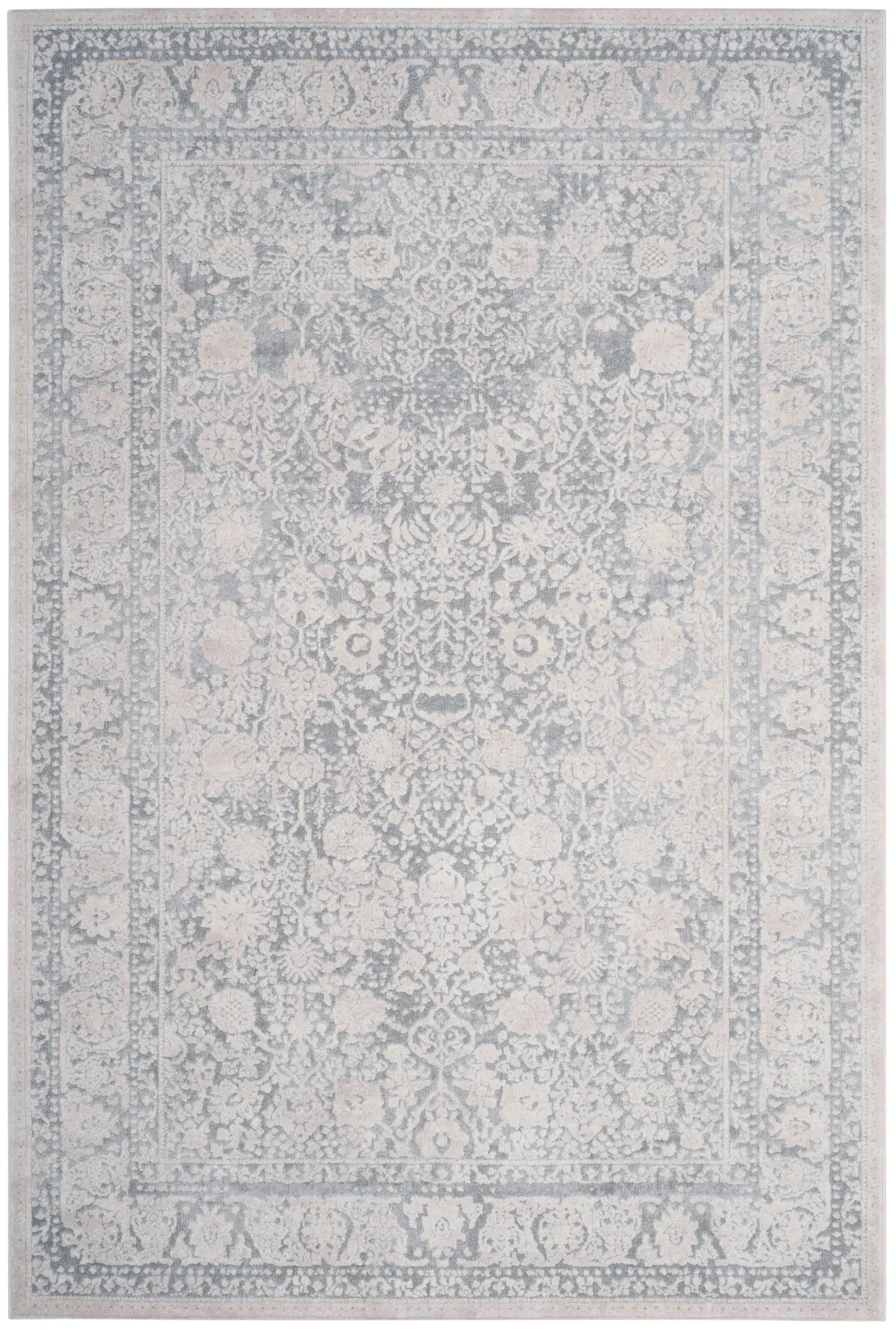 Reflection Faded Floral Allover Rug