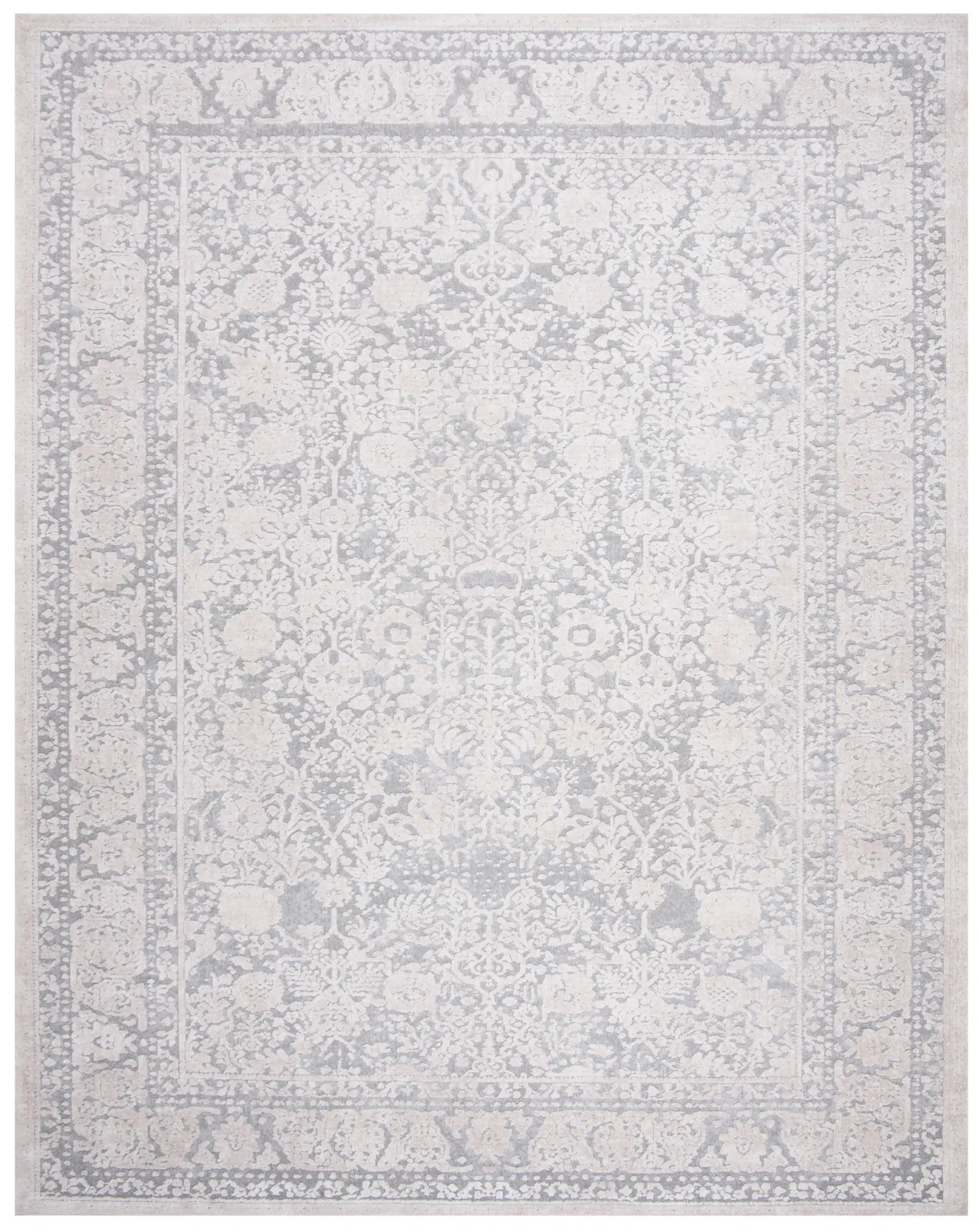 Reflection Faded Floral Allover Rug