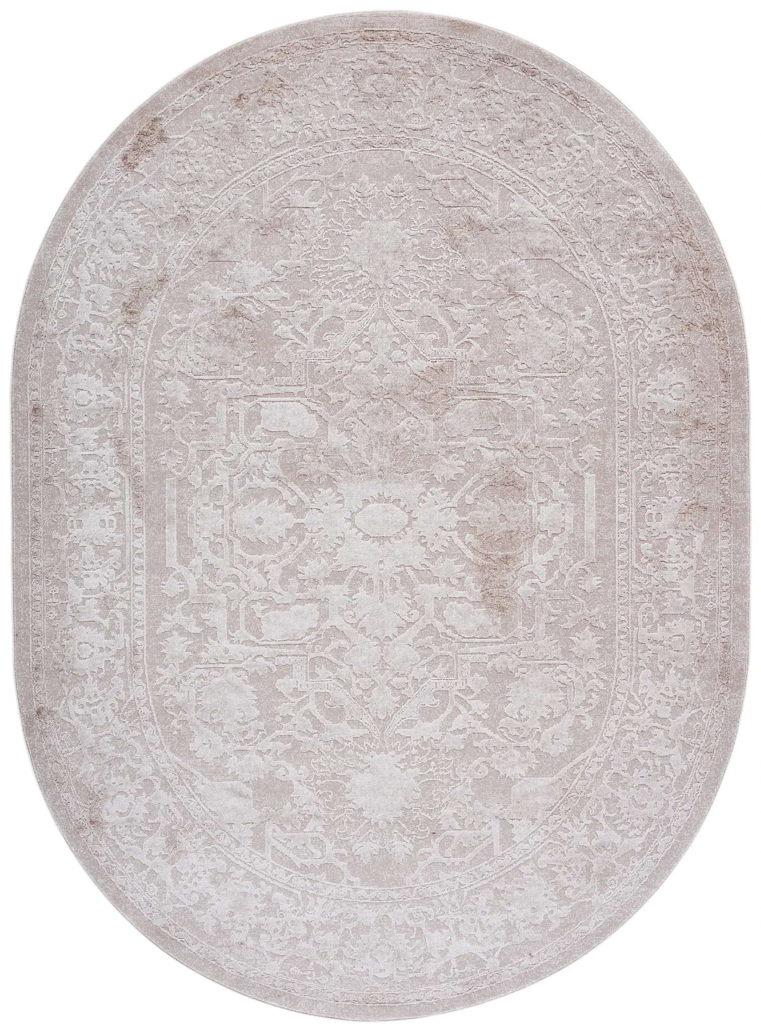 Reflection Faded Diamond Medallion Rug