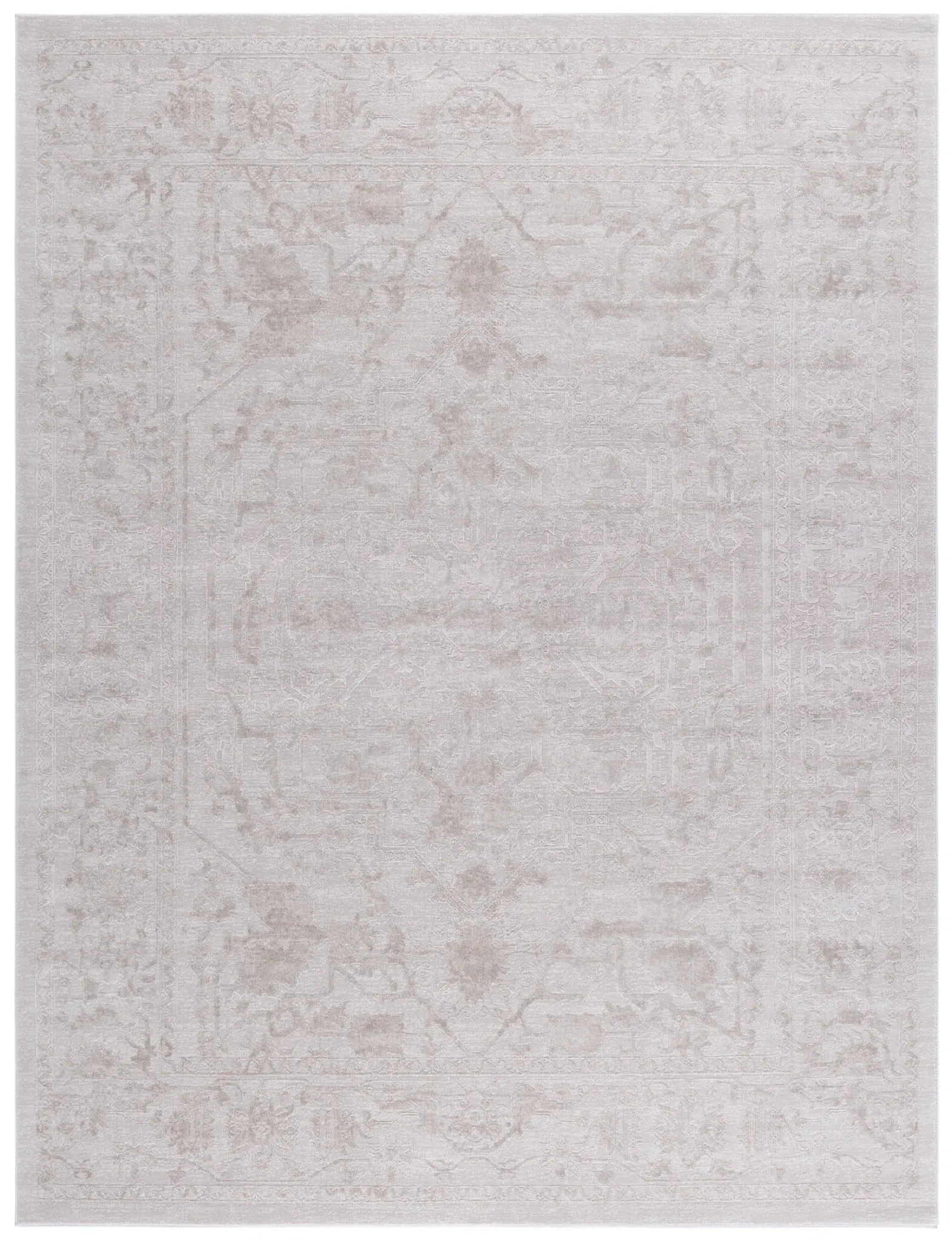 Reflection Faded Diamond Medallion Rug