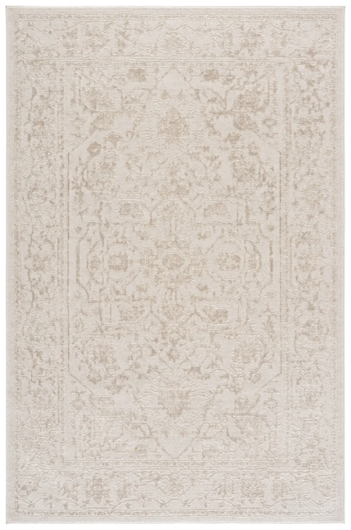 Reflection Faded Diamond Medallion Rug