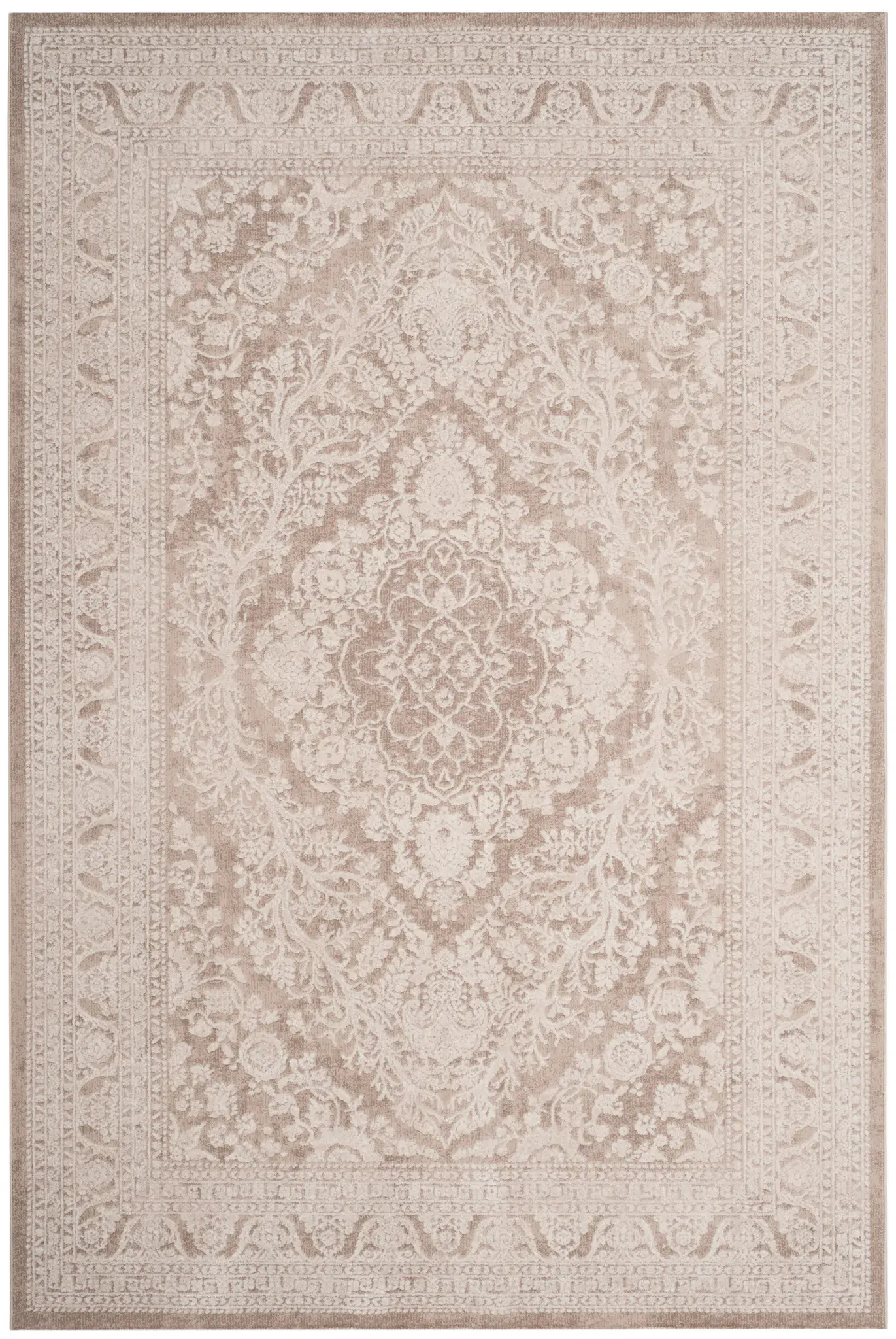 Reflection Distressed Medallion Rug