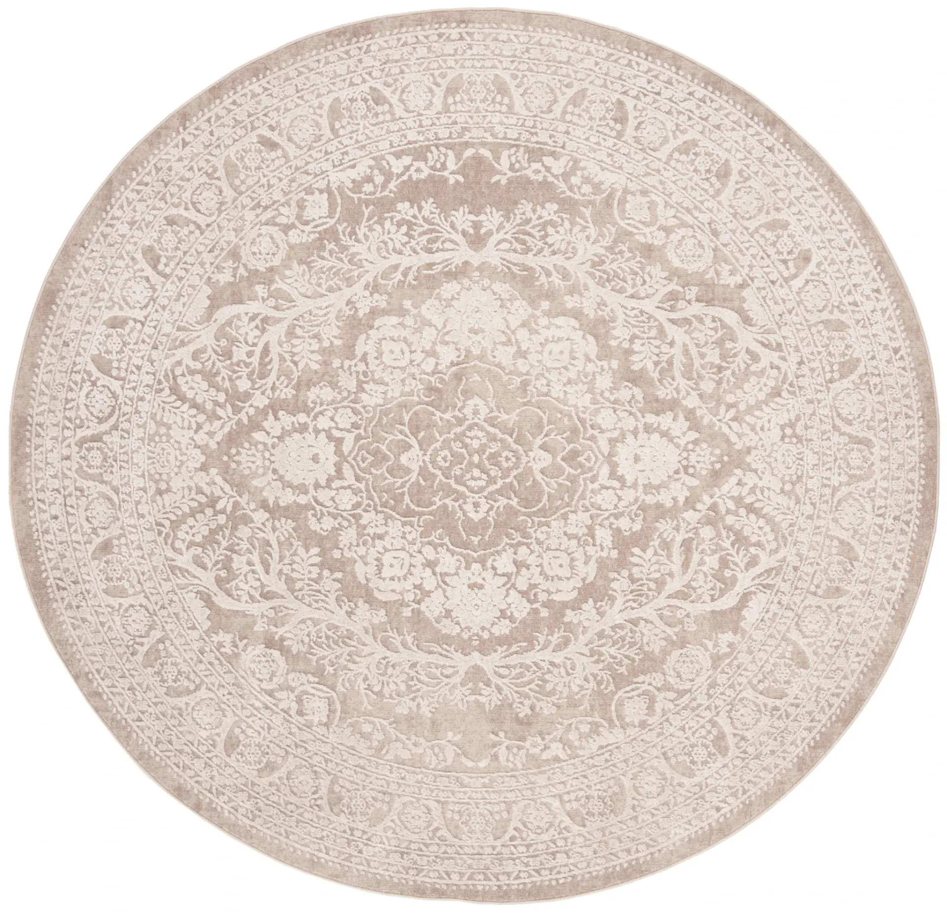 Reflection Distressed Medallion Rug