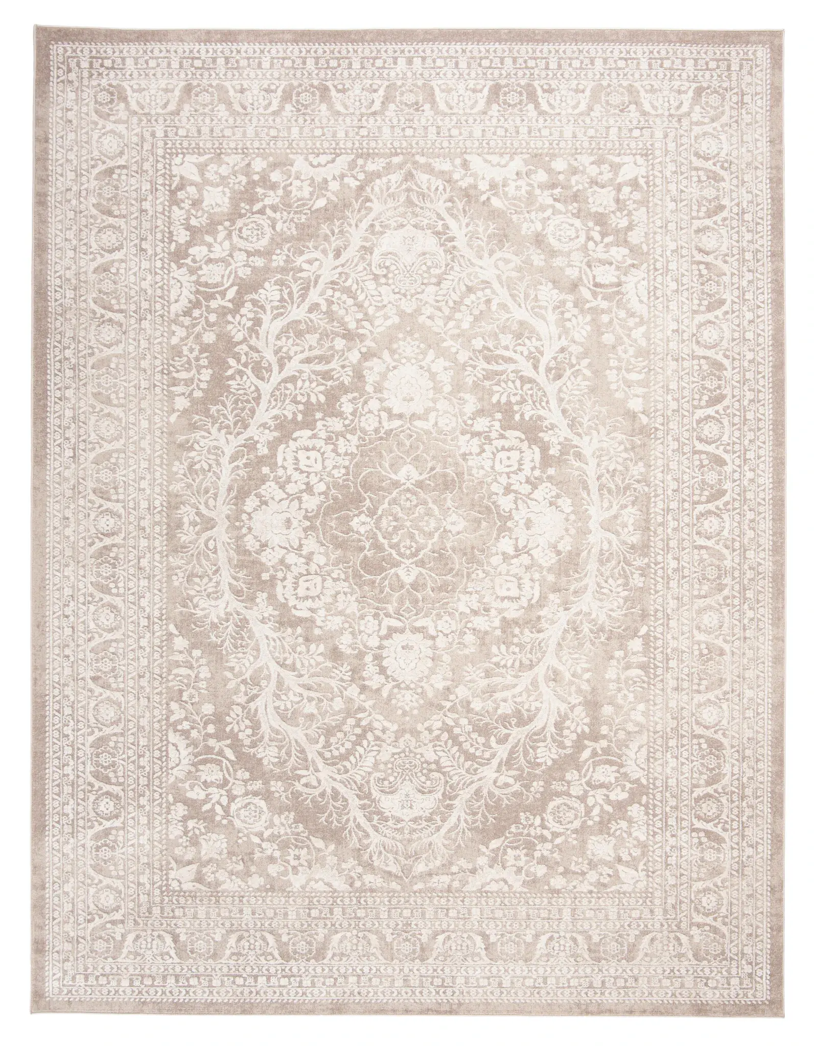 Reflection Distressed Medallion Rug