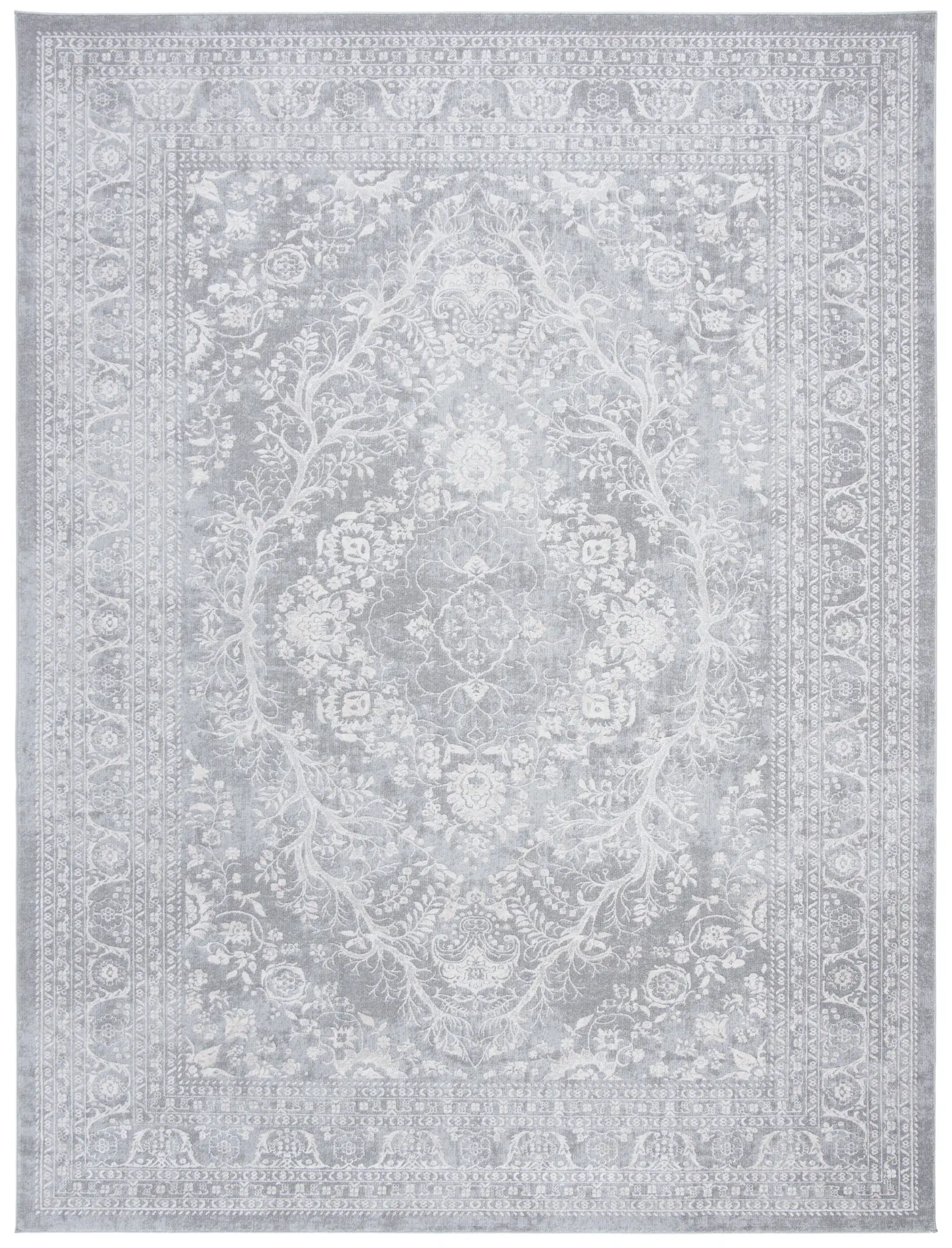 Reflection Distressed Medallion Rug