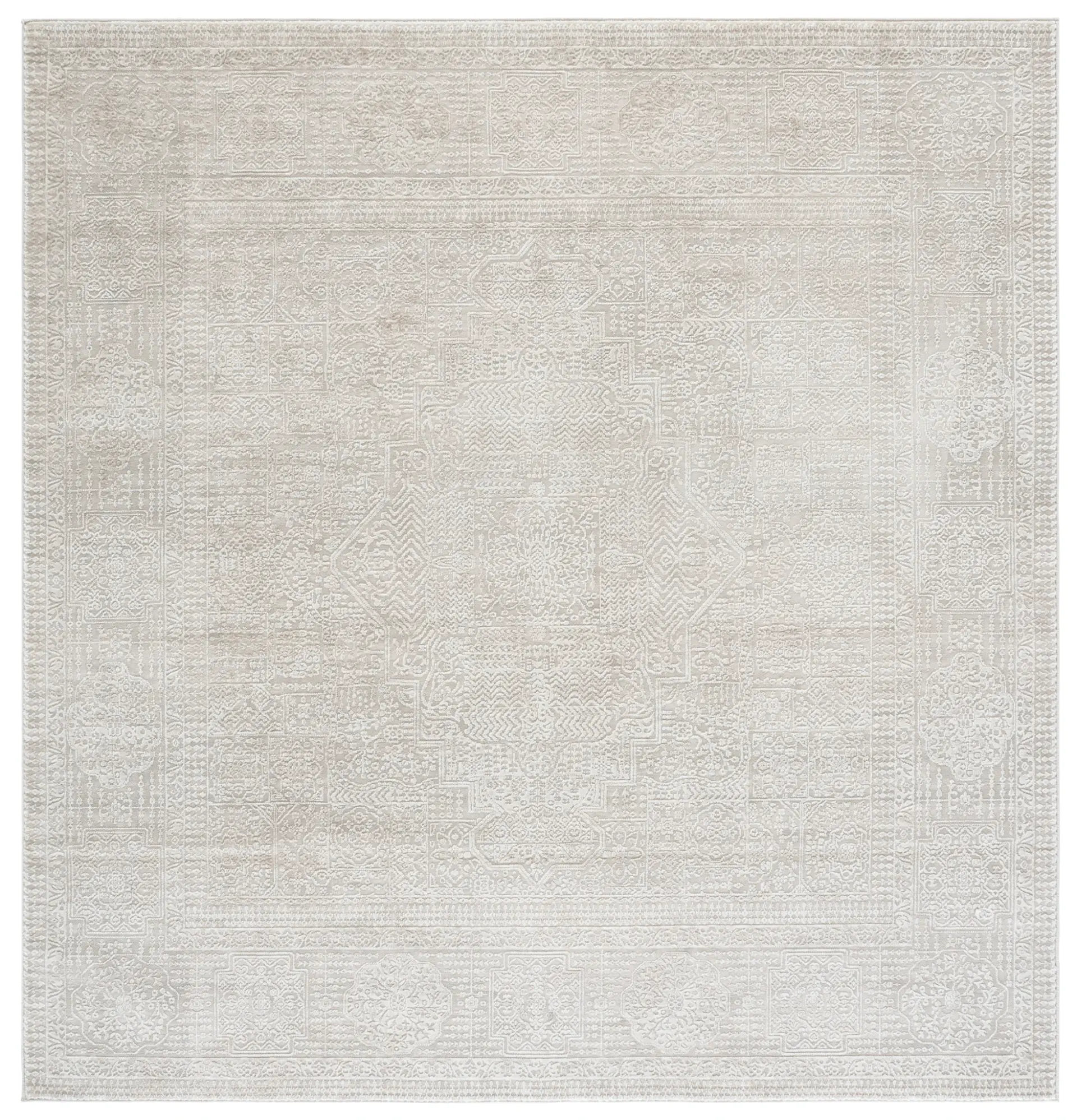 Reflection Evoke Distressed Medallion Rug