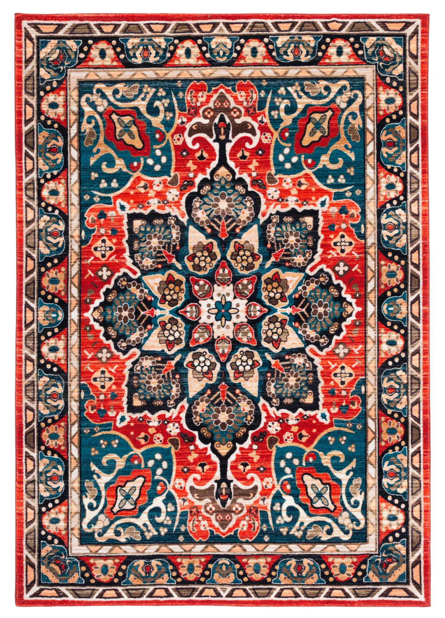 Riviera Medallion Washable Rug