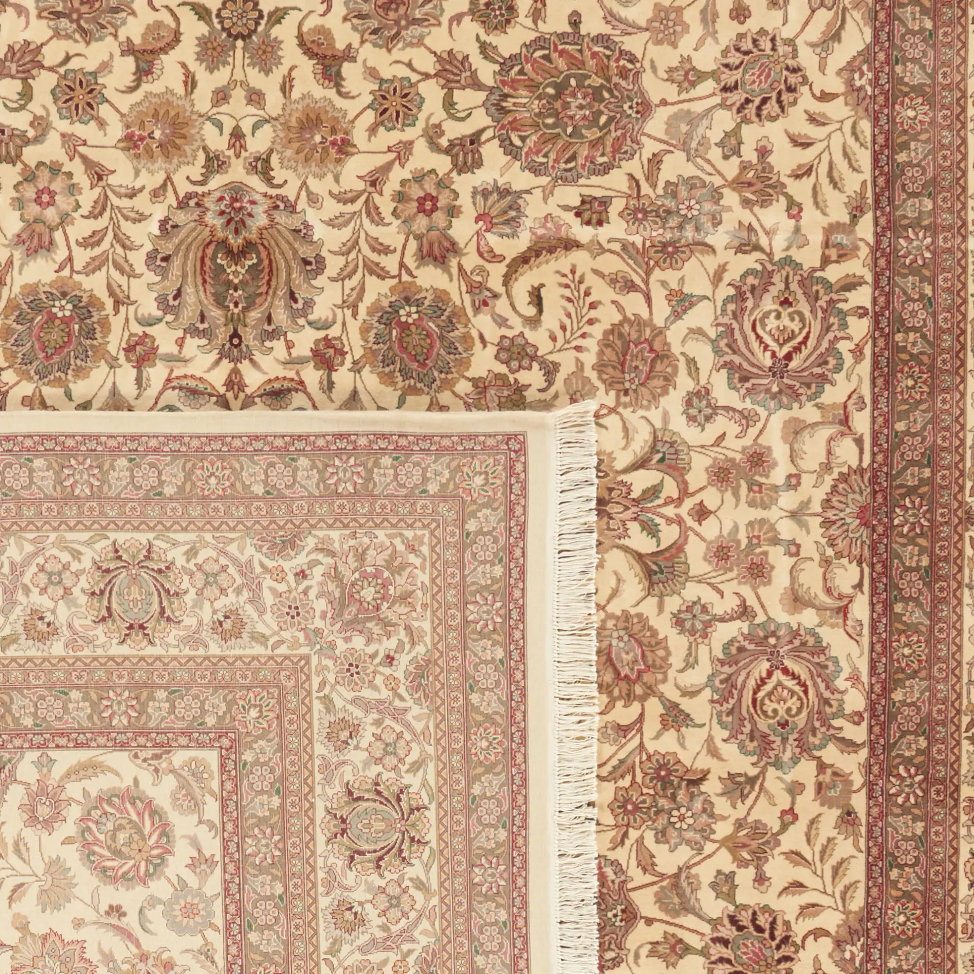 Royal Kerman Haze Hand-Knotted Wool Rug