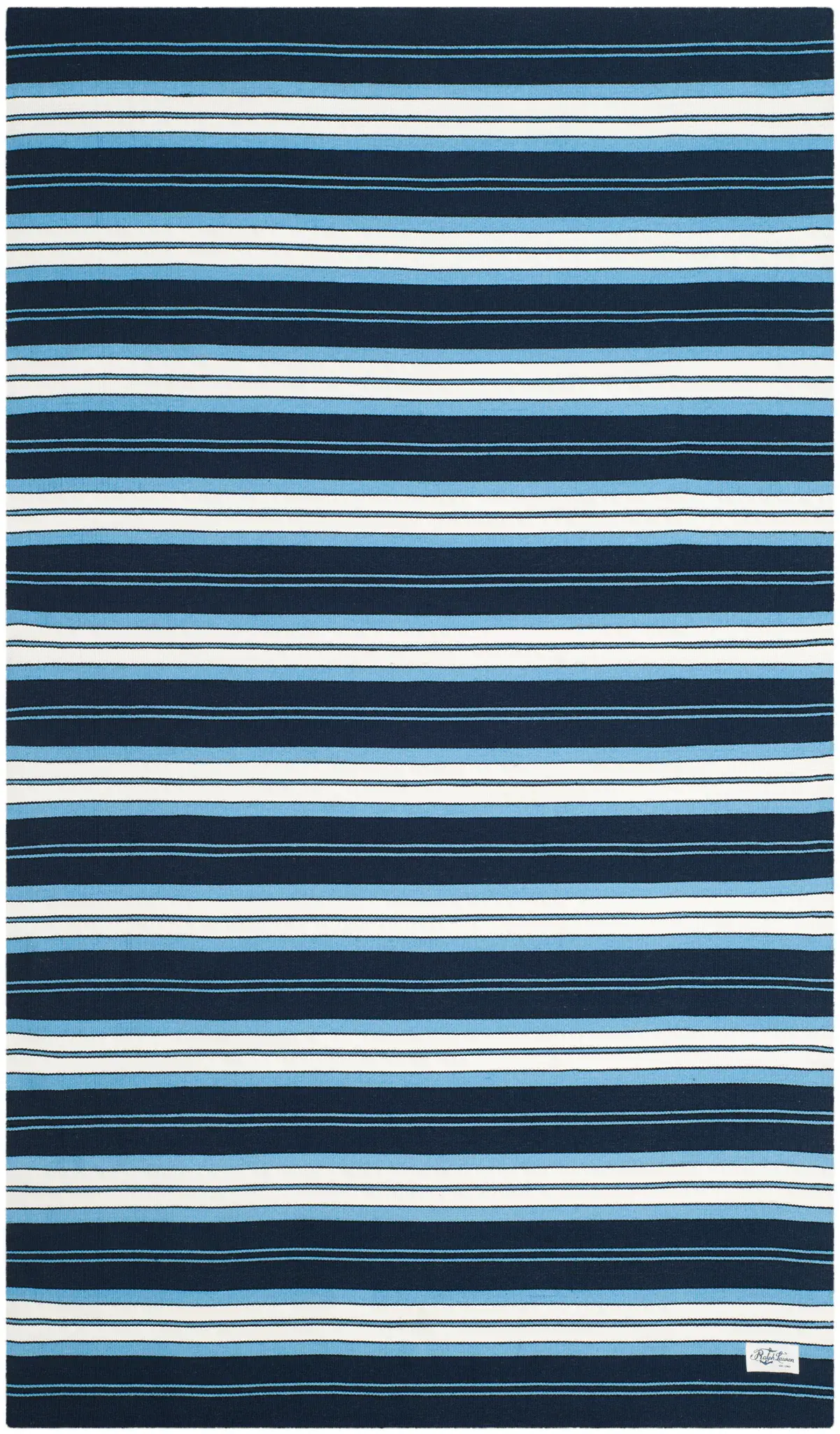 Ralph Lauren Racing Point Stripe Hand-Woven Rug