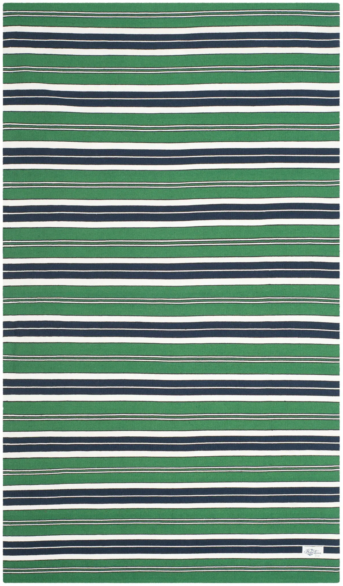 Ralph Lauren Racing Point Stripe Hand-Woven Rug