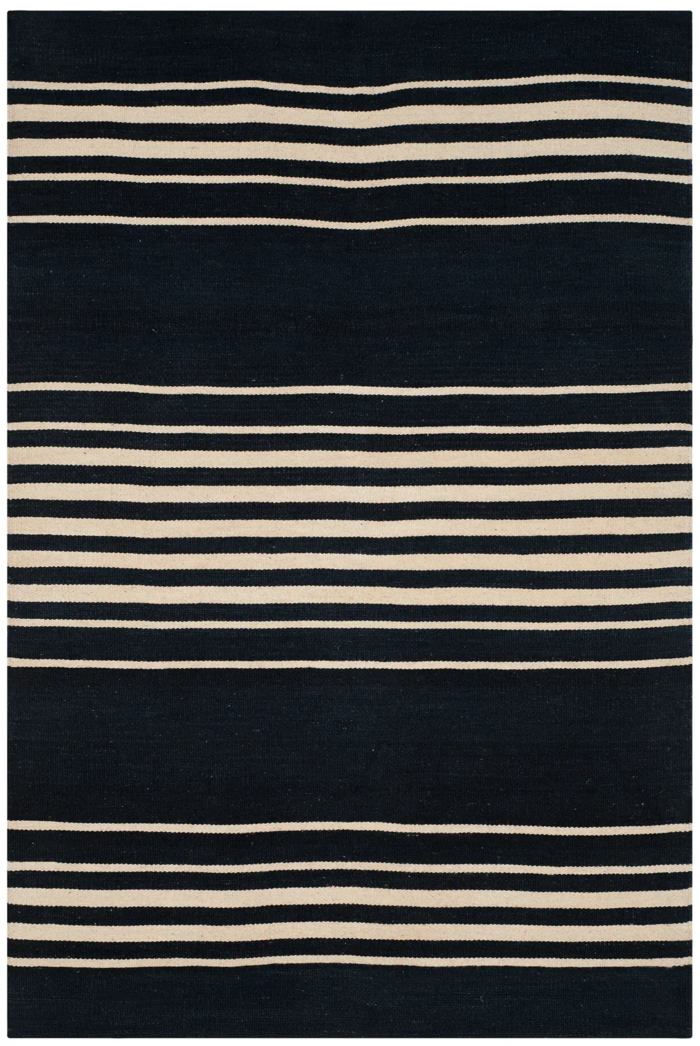 Ralph Lauren Bluff Point Stripe Hand-Woven Wool Rug